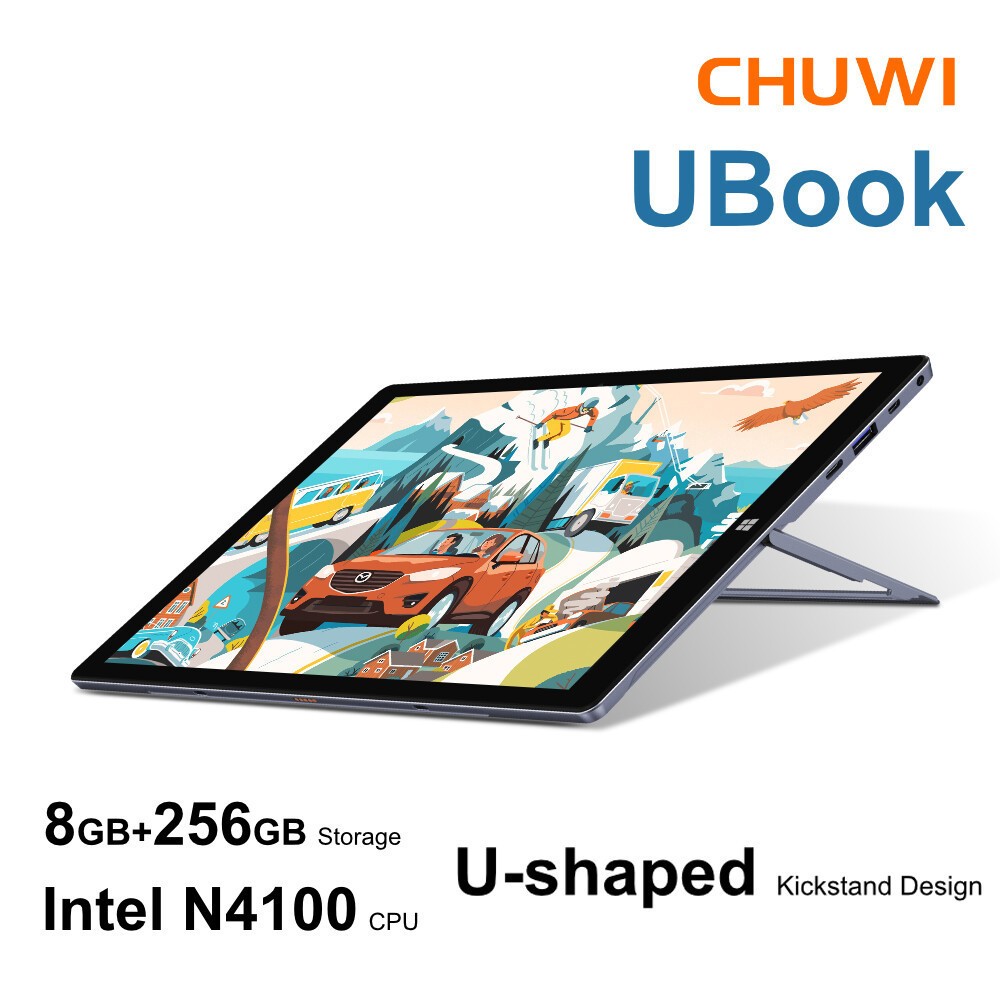 CHUWI 11.6in UBook Tablet Intel Celeron N4100 Quad Core Windwos 10 Home 8G 256G