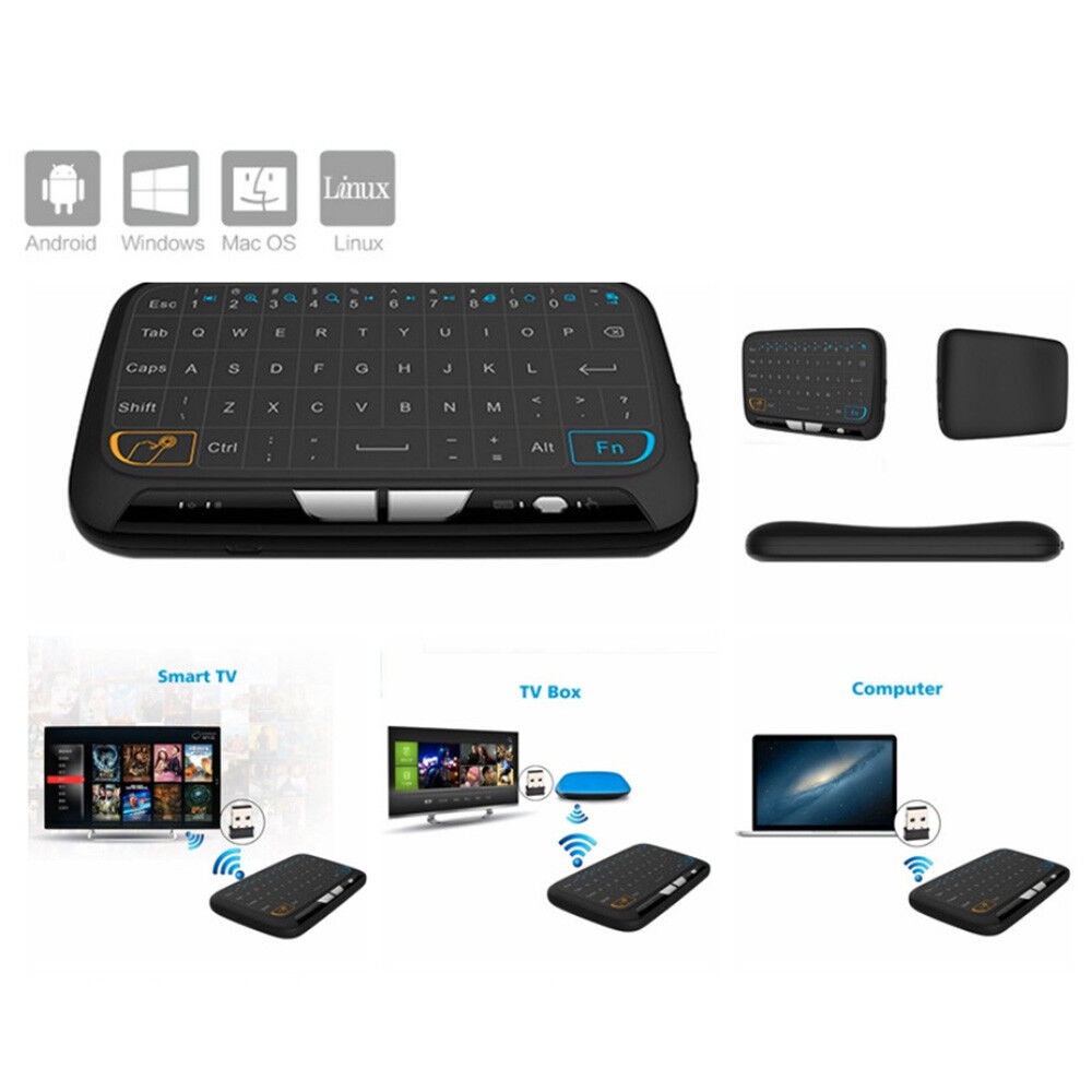 Touchpad Wireless USB Keyboard 2.4G Air Mouse Remote for Android Set Top TV Box