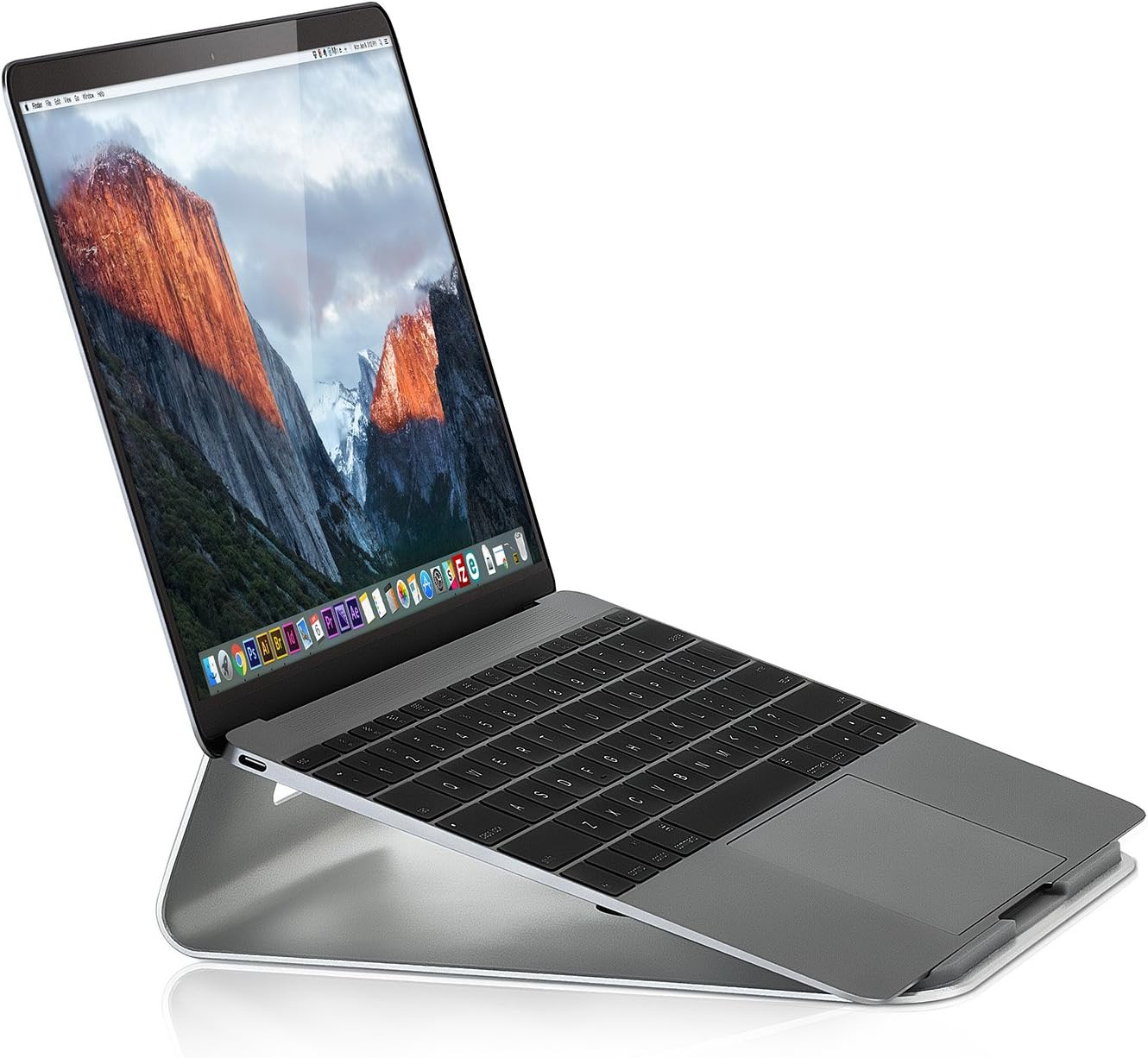 Tilted Laptop Riser for Macbook and Ipad Pro - Ergonomic Laptop and Tablet Wedge