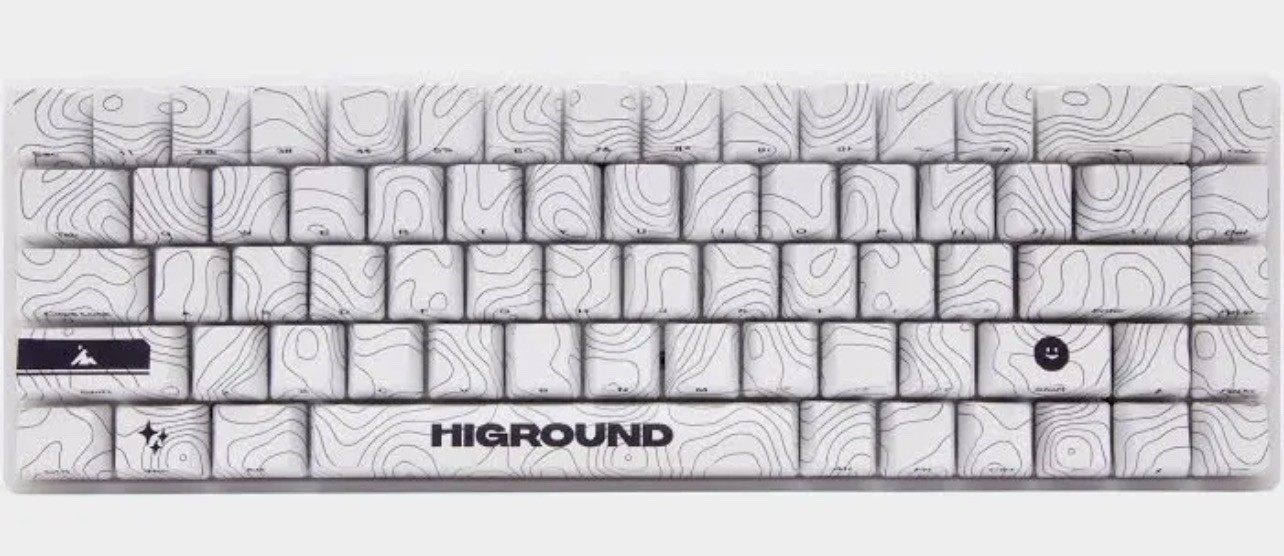 Higround Trailhead 65 Snowstone Mechanical Keyboard 50034632032 - 86690