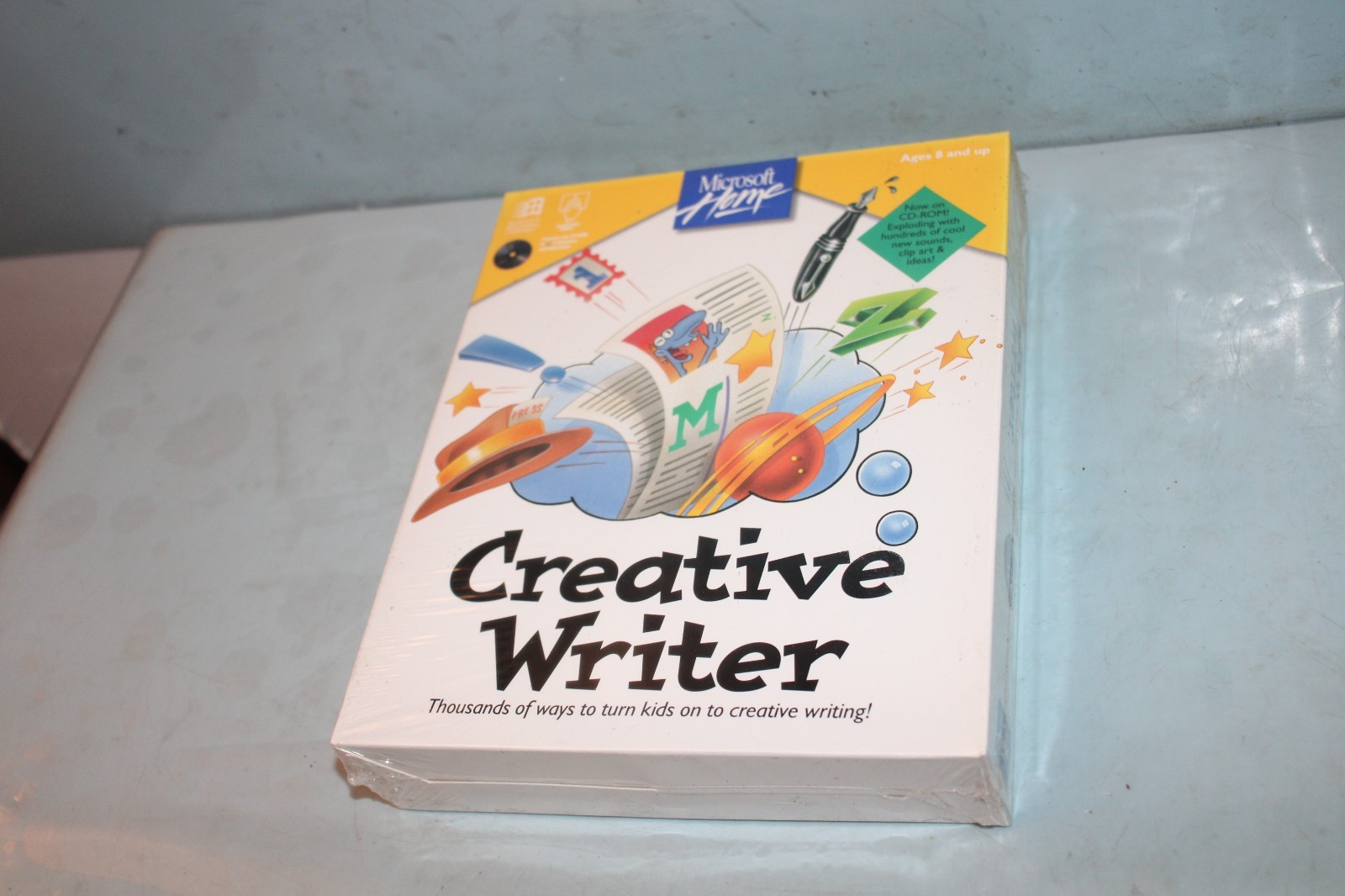 Microsoft Home Creative Writer CD rom "NEW FACTORY SEALED BOX"