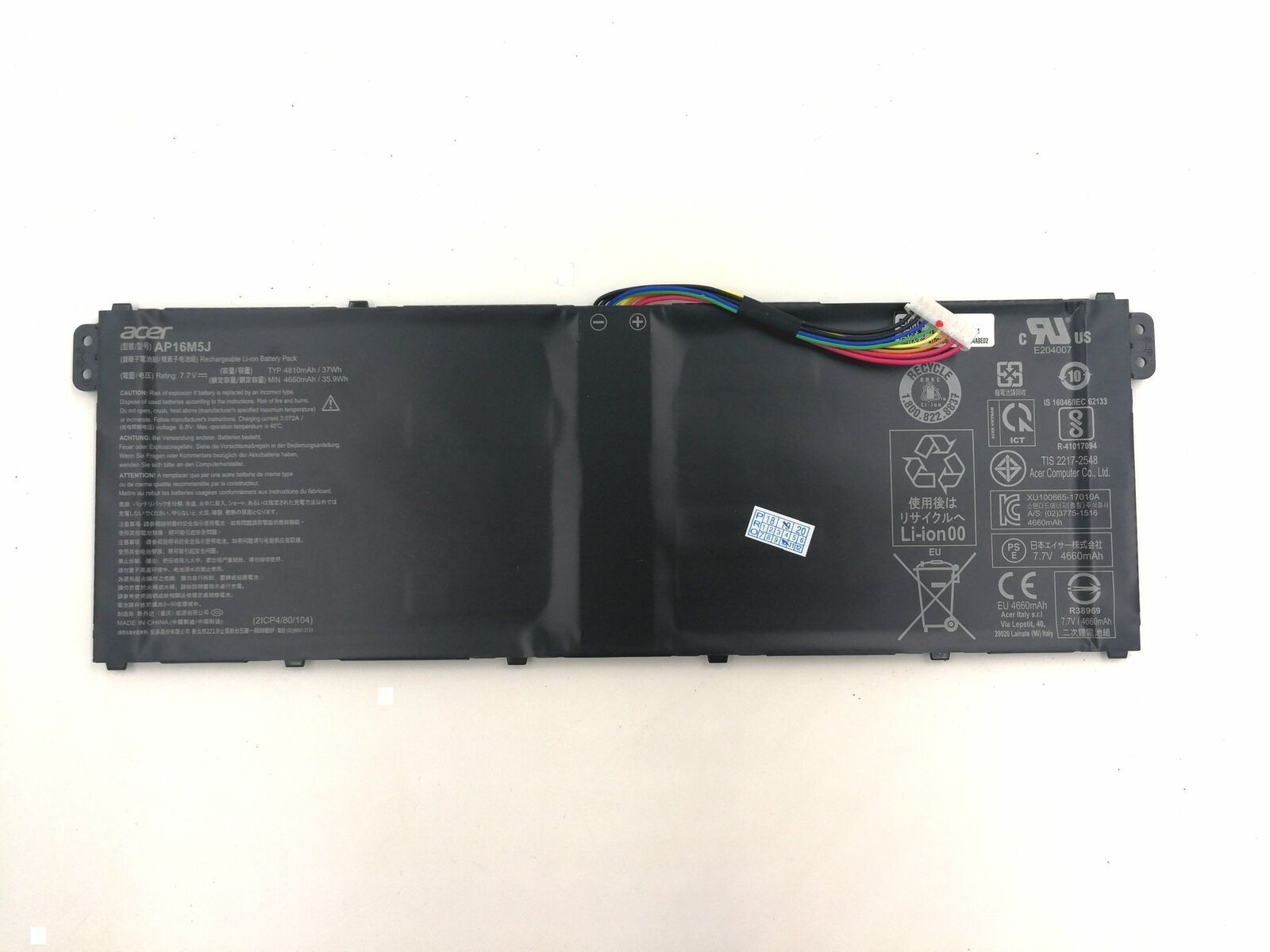 Genuine Laptop Battery AP16M5J For Acer Aspire 3 A314-31 A315-21 A315-51 ES1-523