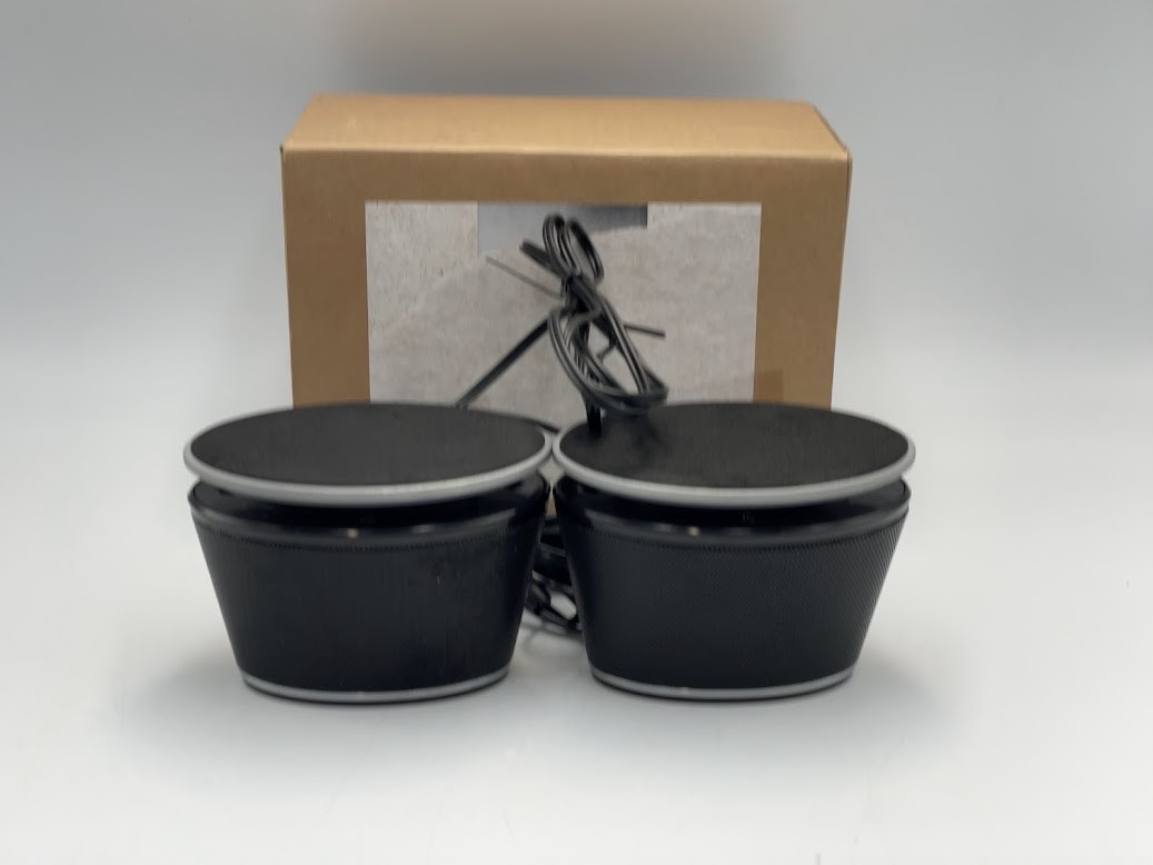 Amazon Basics Stereo 2.0 Speakers for PC or Laptop, 1 Pair, Black