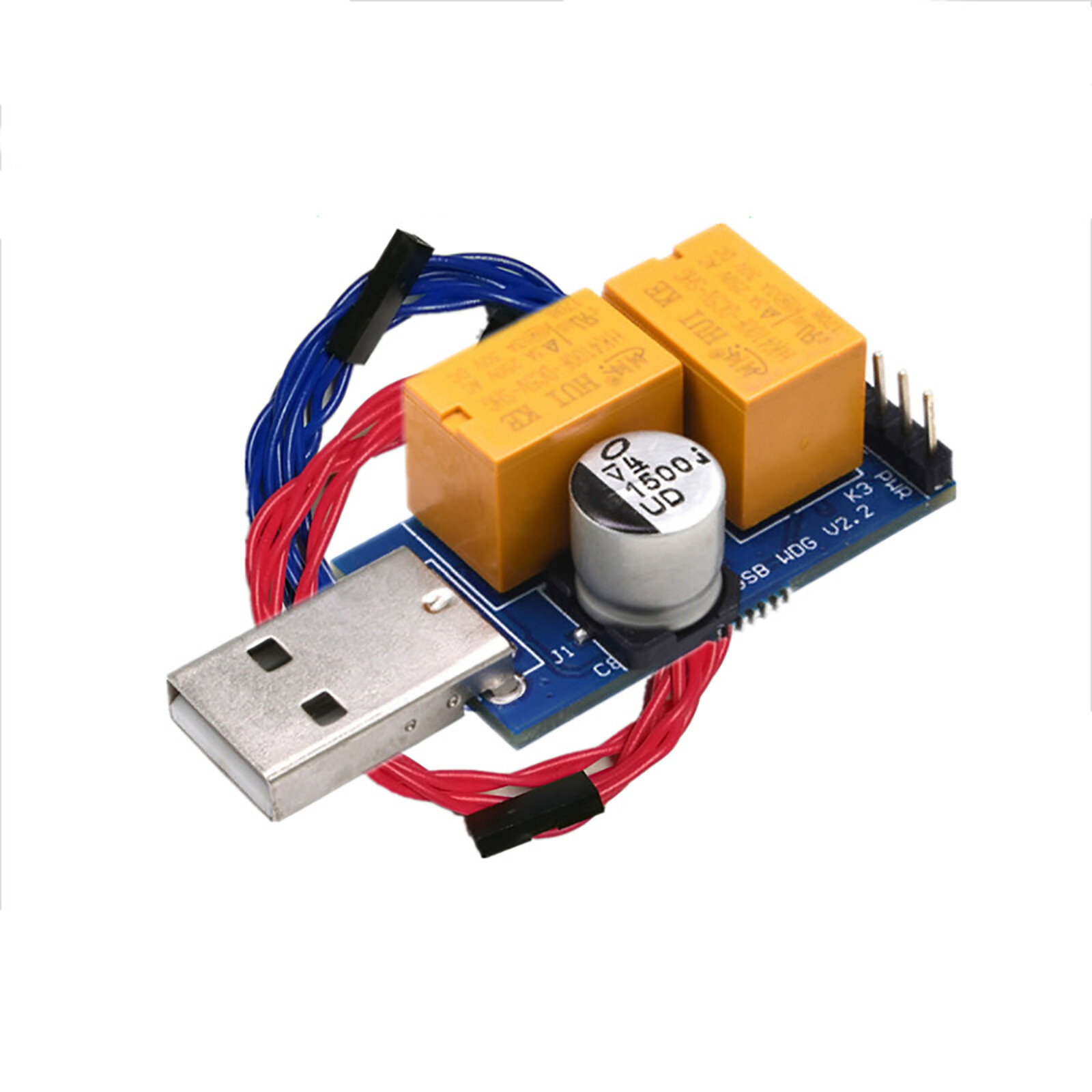 Double Relay USB Watchdog Control Module Reset control Line Monitoring Server