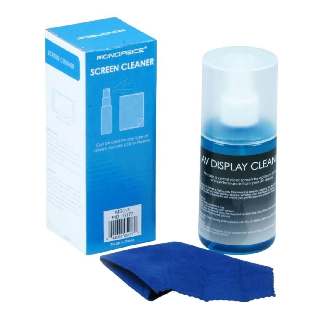 Monoprice Universal Screen Cleaner Large Bottle TVs Smartphones