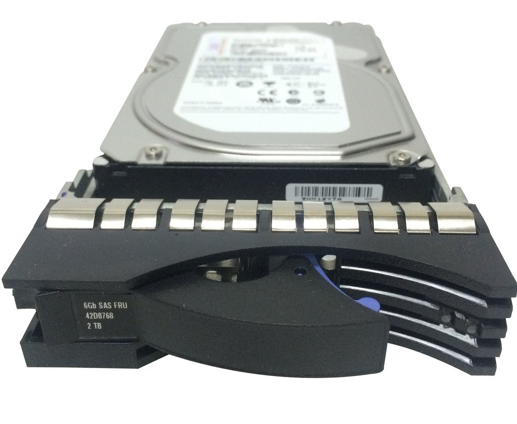IBM 2TB SAS 7200RPM 6GB/s 7.2K 3.5 LFF with TRAY FRU 42D0771 42D0767 42D0768