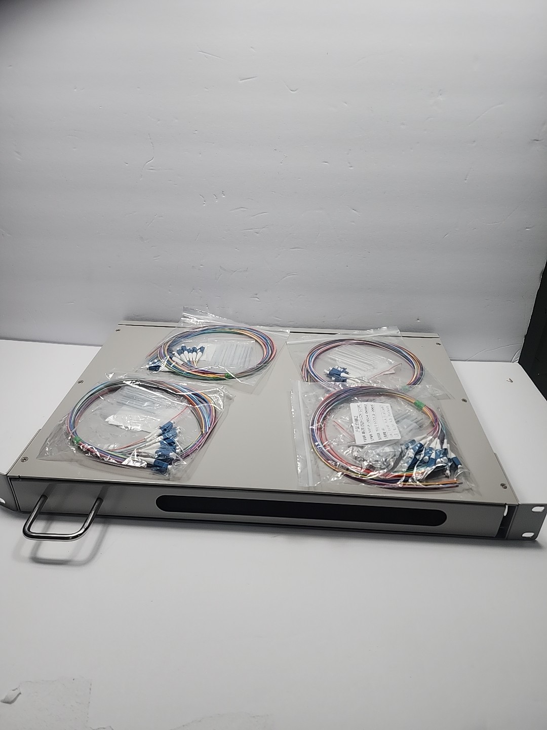 LC-SM 24 Duplex 48 Port Rack Mount Enclosure Box with Splice Trays (Drawer Ty...