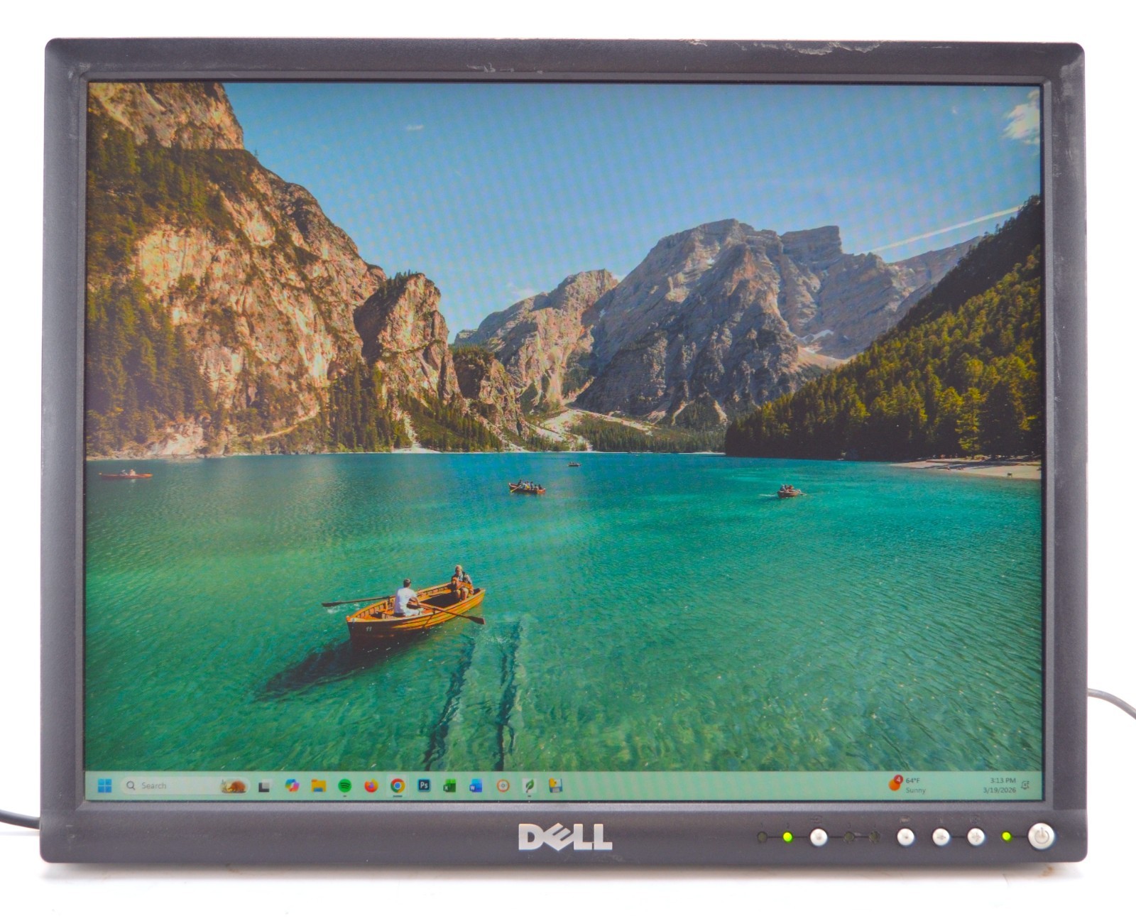 Dell 20" 2001FP LCD Monitor & Power Supply Grade C (bruising) No Stand