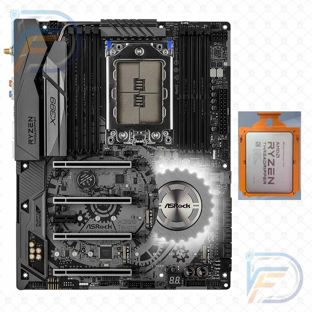 ASRock X399M Taichi + AMD Threadripper 2990WX 32-Core TR4 X399 Combo