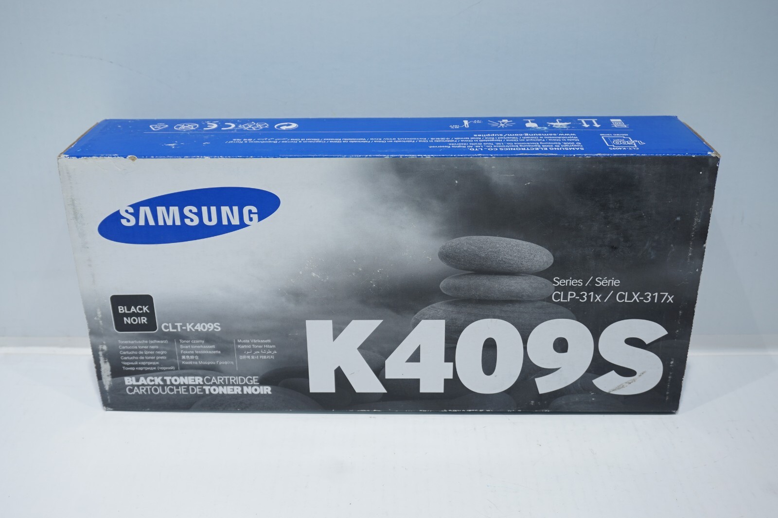 GENUINE SAMSUNG CLT-K409S BLACK TONER CARTRIDGE for CLP-31x / CLX-317x PRINTERS