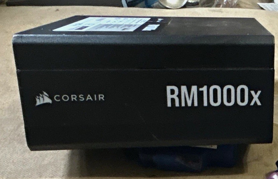Corsair RM1000x 1000W ATX Modular Power Supply Unit PSU Black CP-9020201