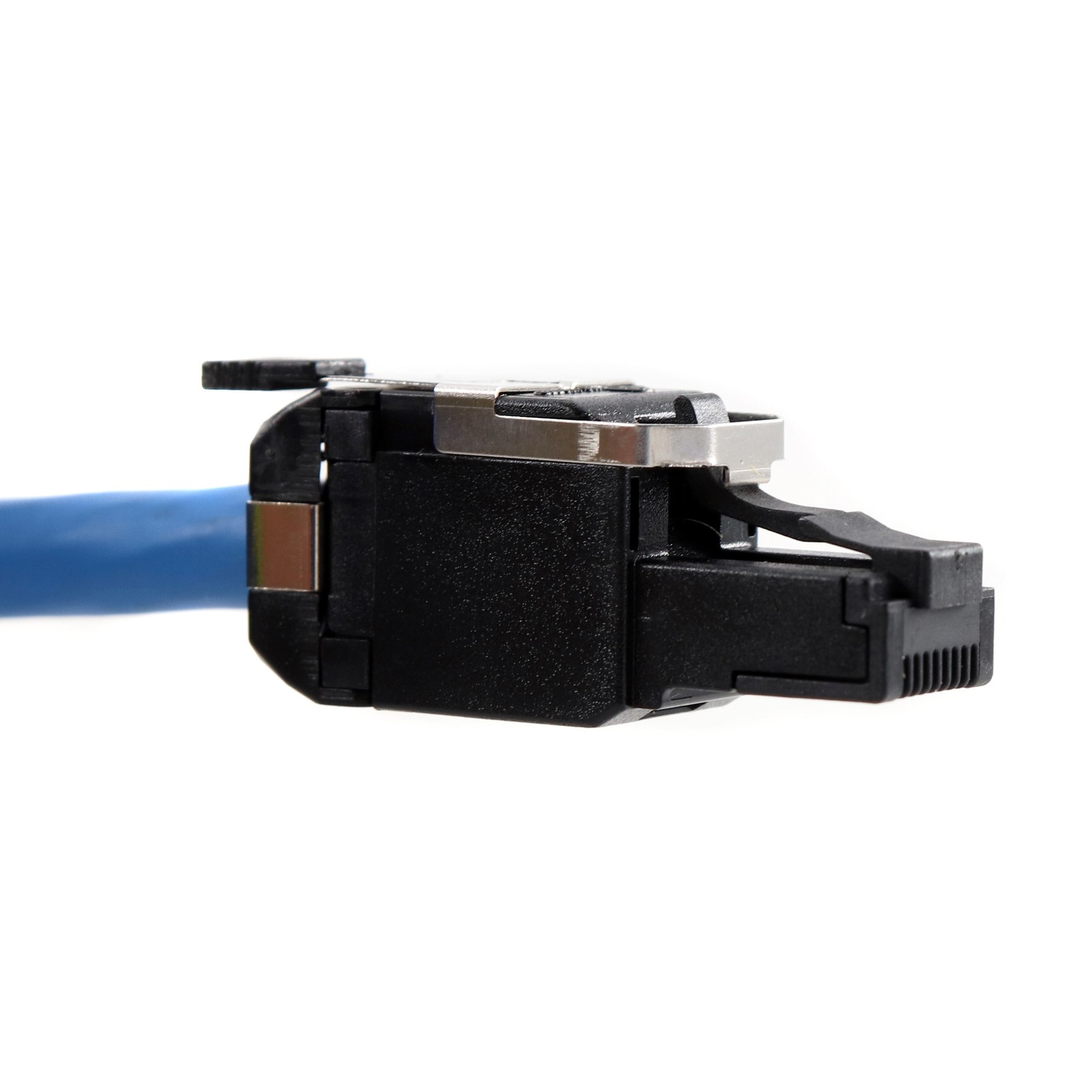 BELDEN RVAFPUBK-S1 REVCONNECT CAT6A 10GB 10GX FIELD MOUNT RJ45 PLUG, UTP, BLACK