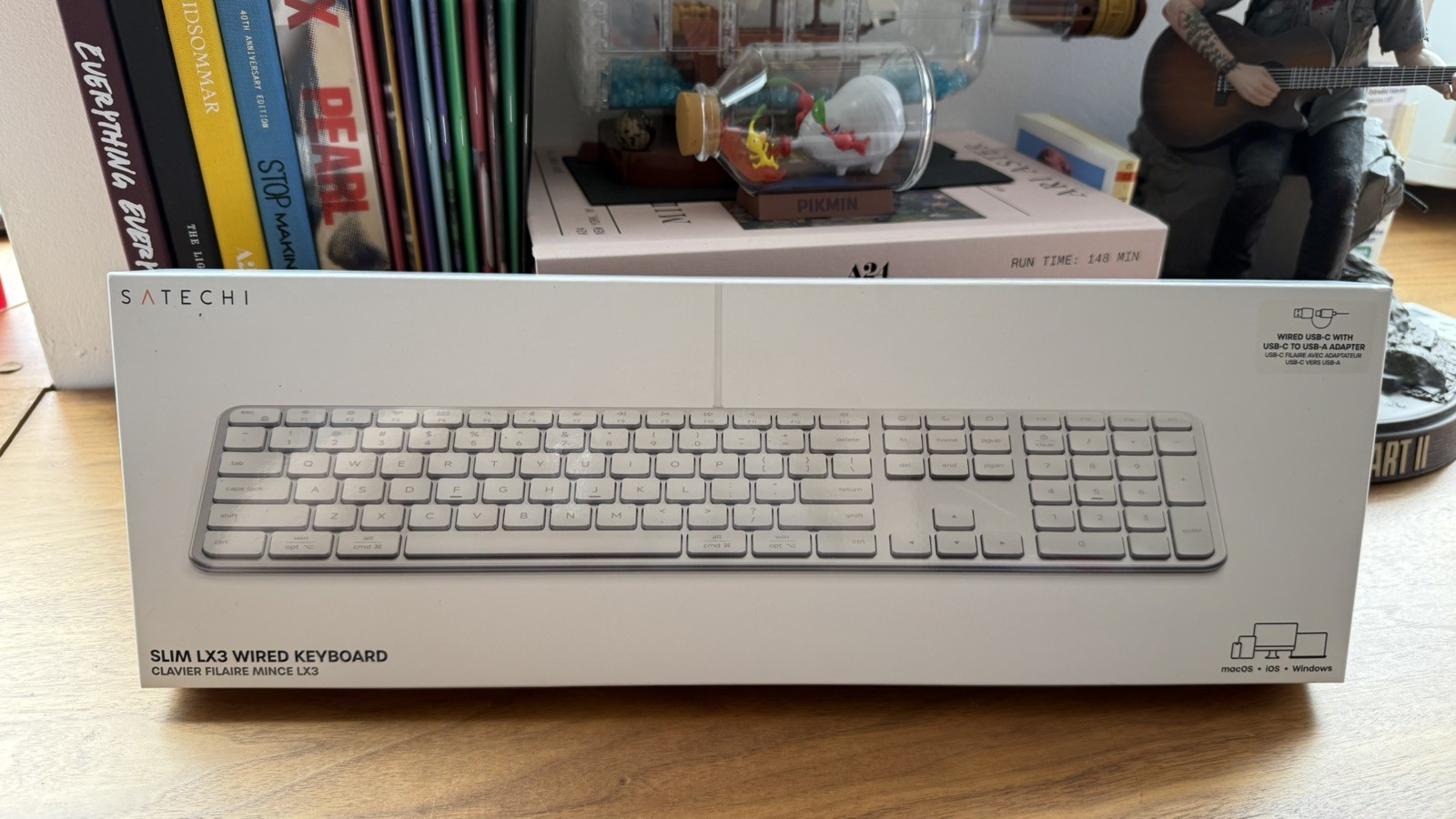 Satechi Slim LX3 Wired Keyboard w/ Numeric Keypad (Silver) - NEW & SEAED