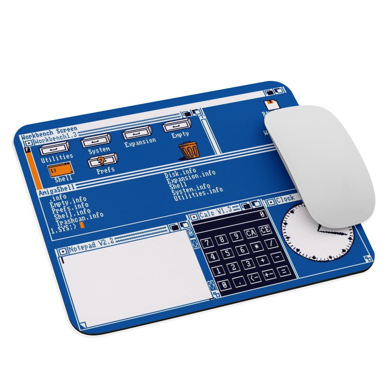 Commodore Amiga Workbench 1.3 - Retro Mouse Pad - 9.5" x 7.75"