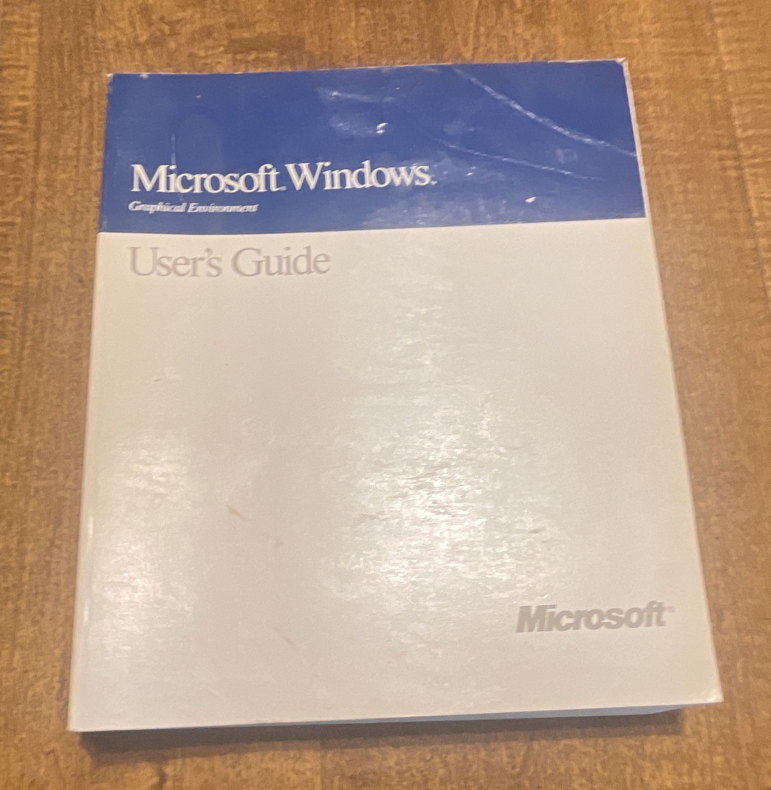 Microsoft Windows Graphical Environment User's Guide Manual, English