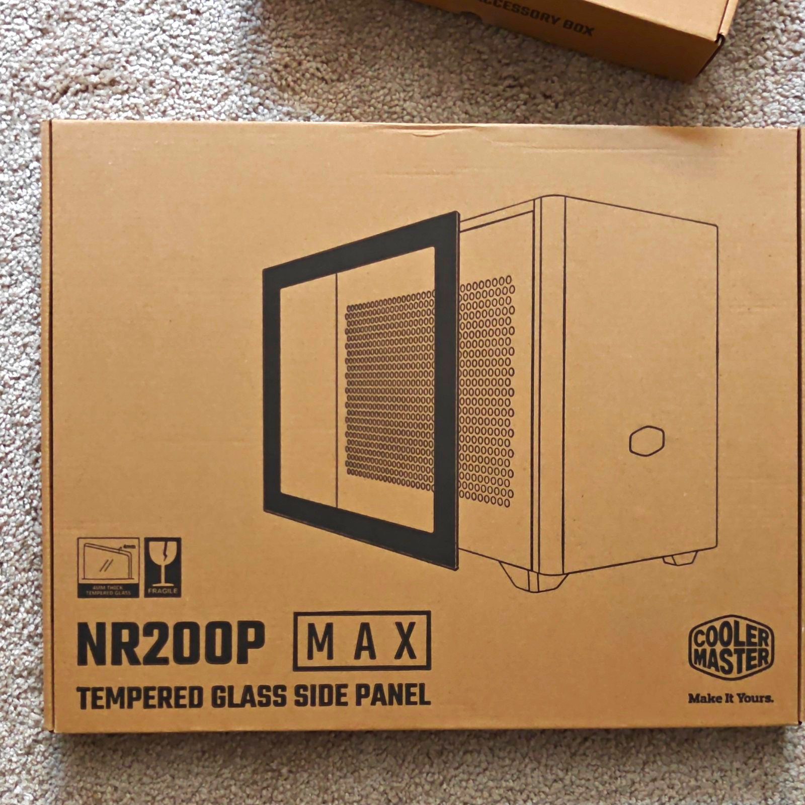 Cooler Master NR200P MAX V2 Mini-ITX Case, Tempered Glass With Misc Cables