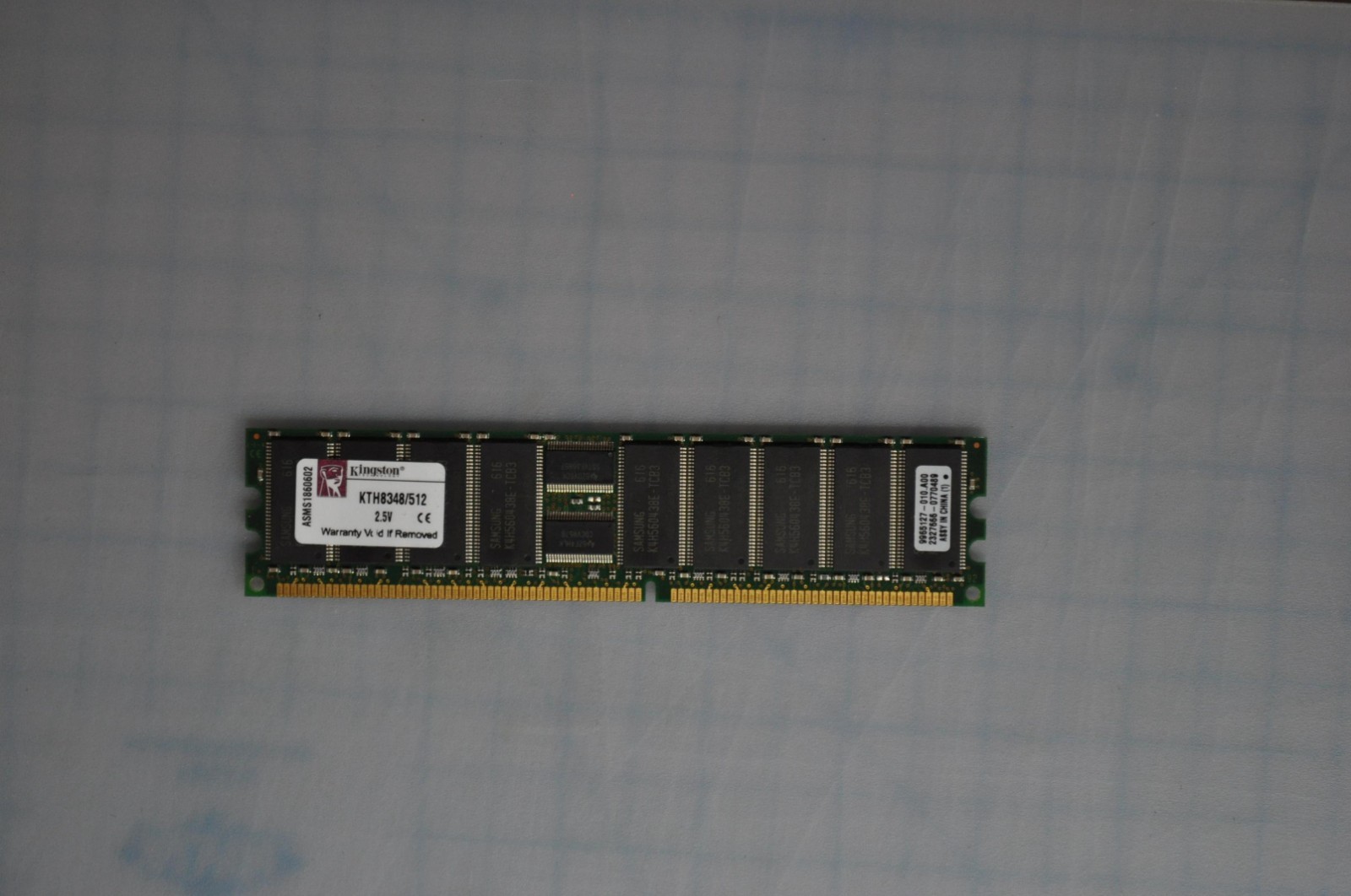 KINGSTON - 512MB 333 MHZ DDR SDRAM 184 PIN PC2700 CL2.5 KTH8348/2512