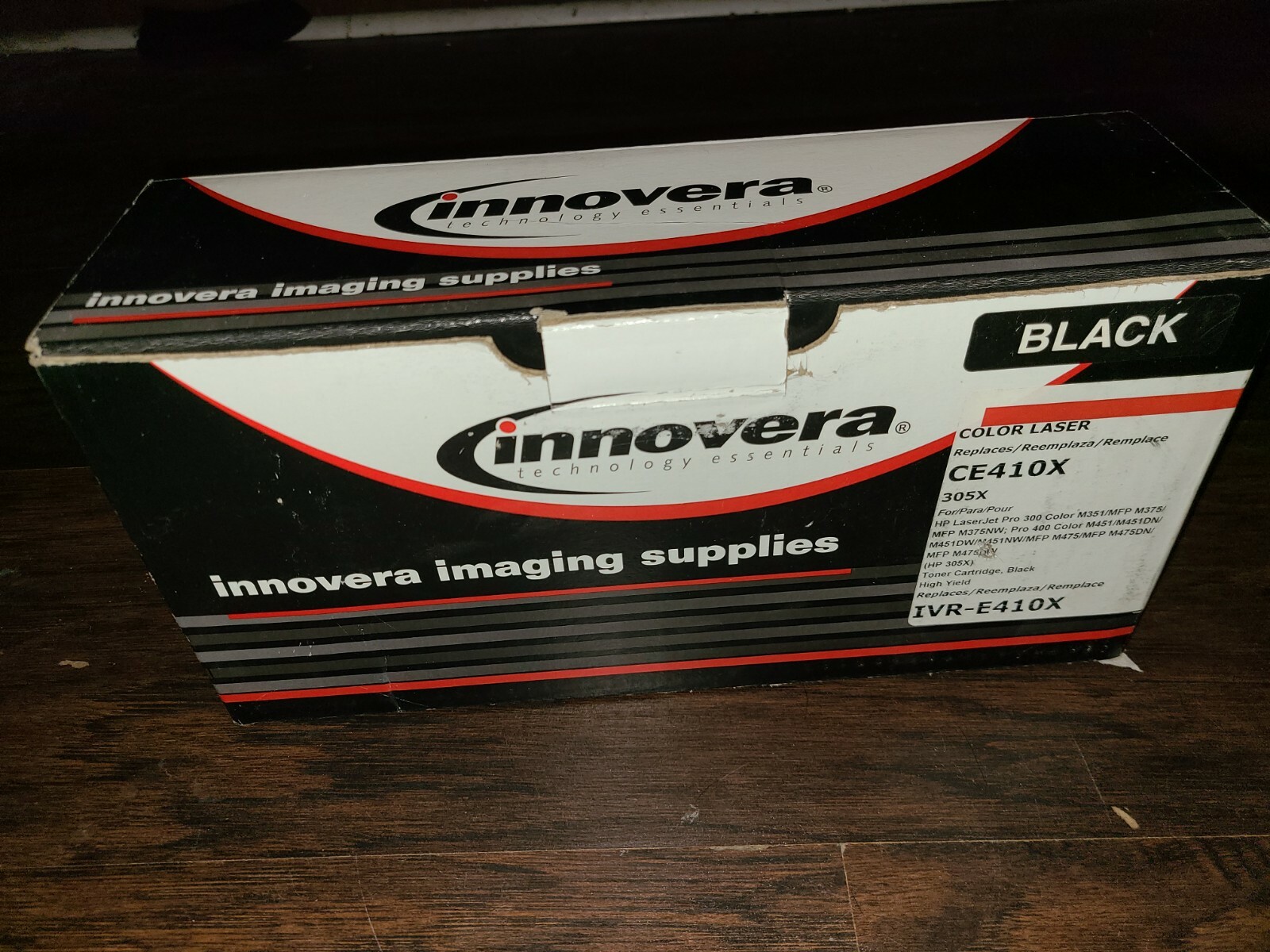 Innovera IVR-E410X Black Compatible, Remanufactured, CE410X High-Yield Toner