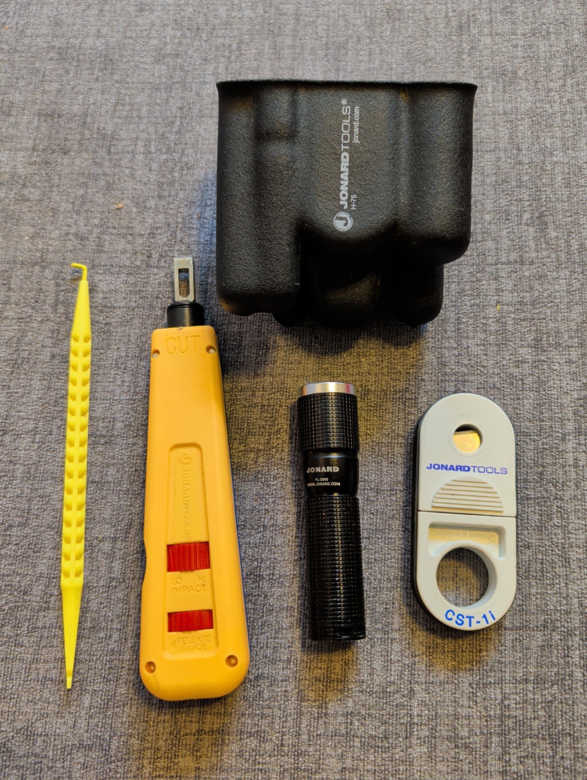 Jonard Tools TK-17 Punchdown Tool Kit 5 Pc Telecom Network Installer Set