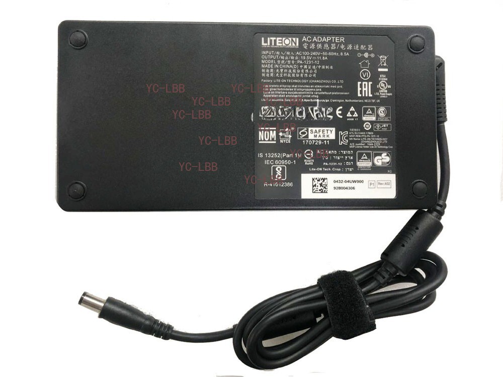 Genuine LITEON PA-1231-12 19.5V 11.8A 230W AC Adapter Charger For Intel ASUS MSI