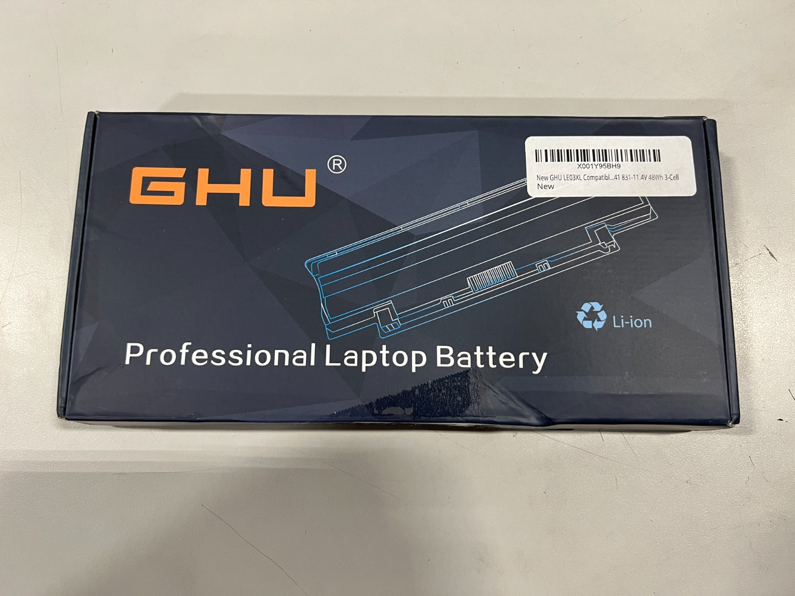 GHU Professional LE03XL Laptop Battery 11.4V 48Wh