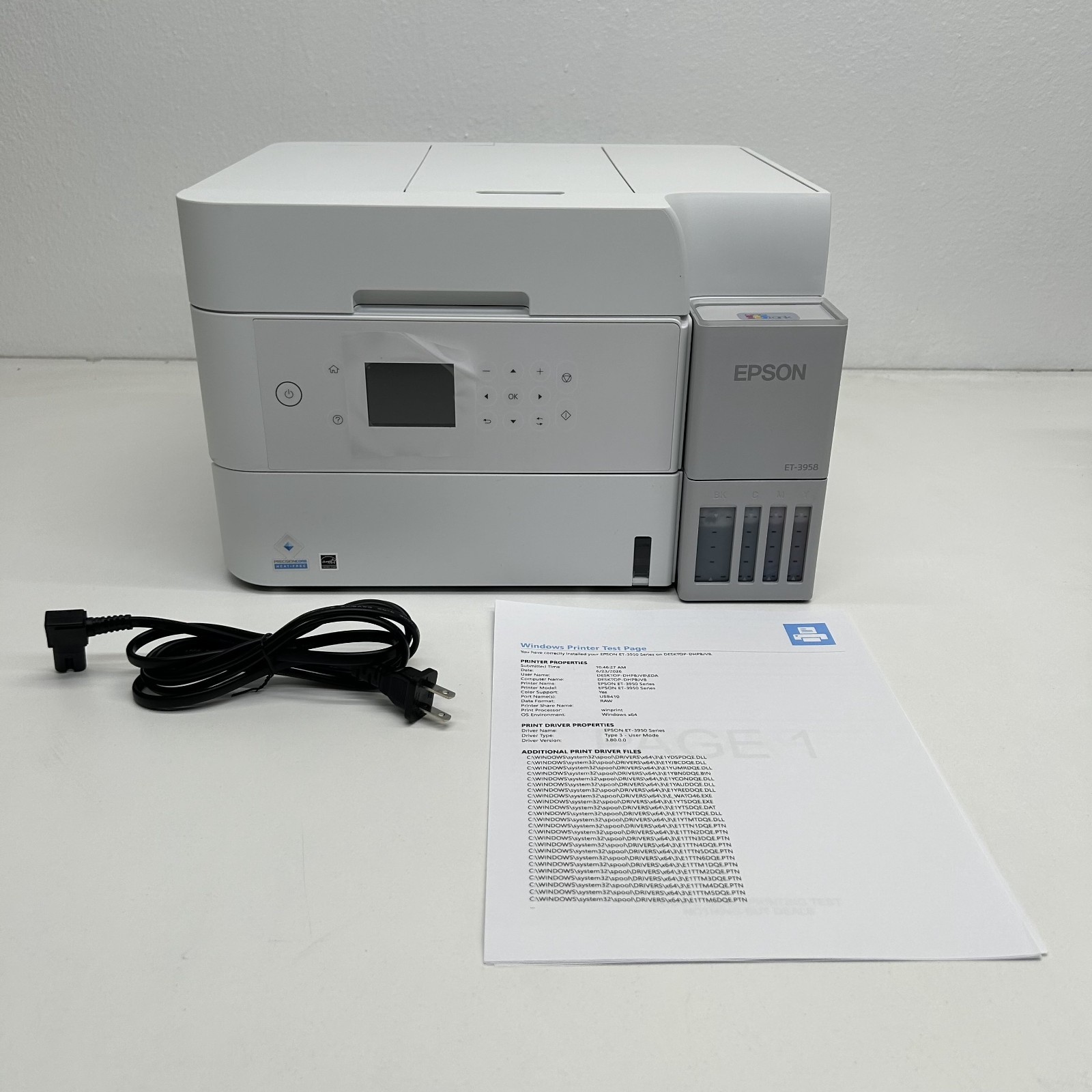 Epson EcoTank ET-3958 All-in-One Printer| USED UNIT - Page Range 1k~5k