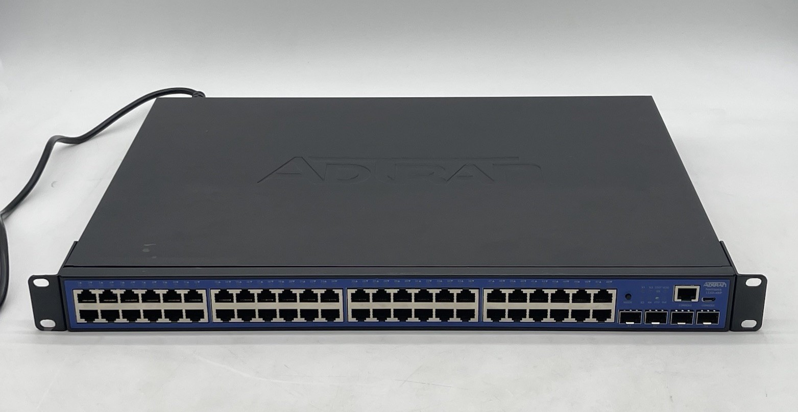 Adtran NetVanta 1550-48P 17101548PF1 Network Switch 48-Port With Power Supply