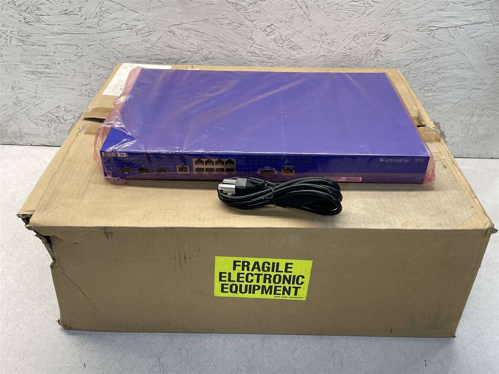 WORLDWIDE PACKETS LEAC-0310AB LIGHTNING EDGE 310 CIENA ETHERNET SWITCH
