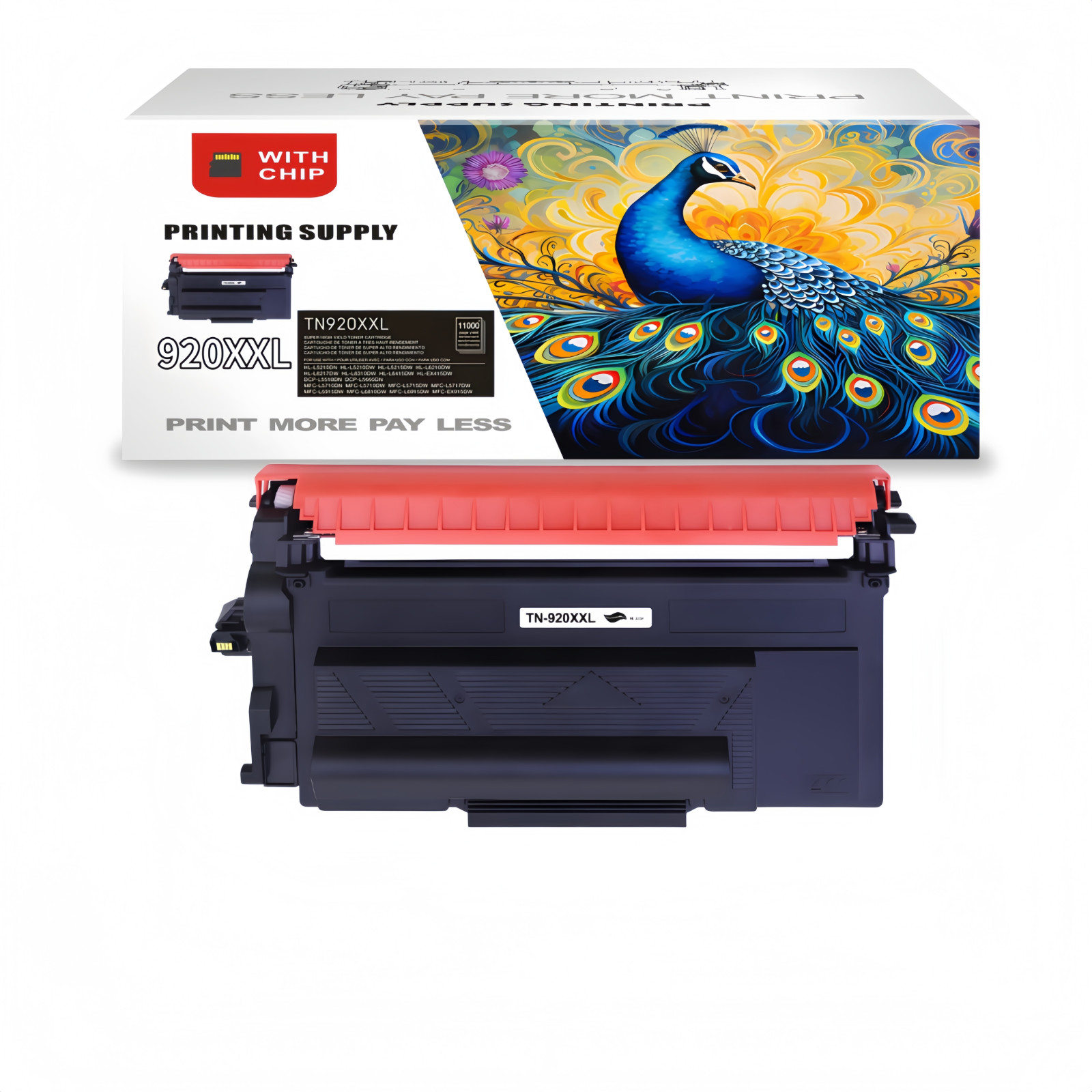 1 PK TN920XXL Toner Compatible for Brother TN920 TN920XXL HL-L6217 L6310 EX415