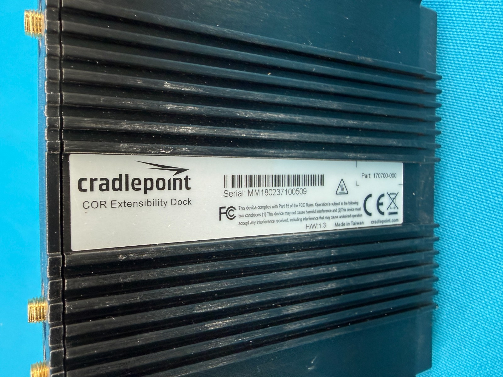 Cradlepoint 170700-000 COR Extensibility Dock For IBR600B / IBR650B / IBR900