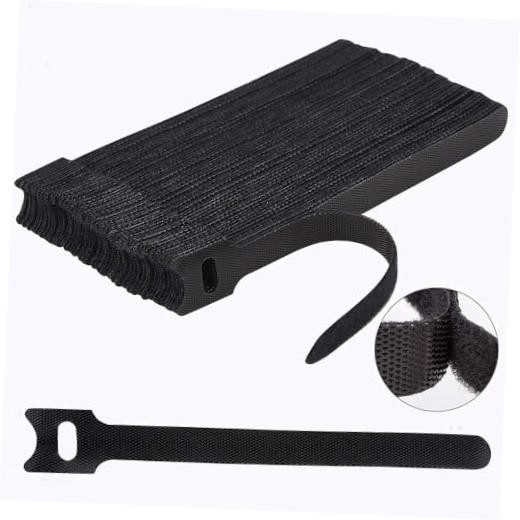 Nettbe 60 PCS 6 Inches Reusable Cable Ties, Adjustable Cord 6inches-60PCS