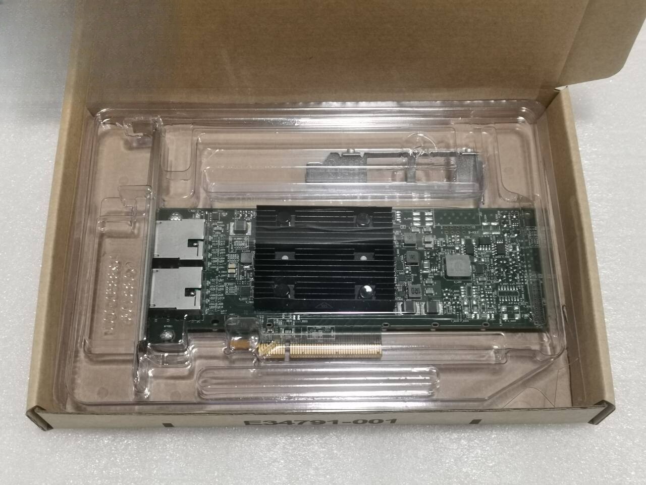 Dell Broadcom 57416 BCM57416 ual-Port 10GB Base-T Network Card Bracket 3TM39