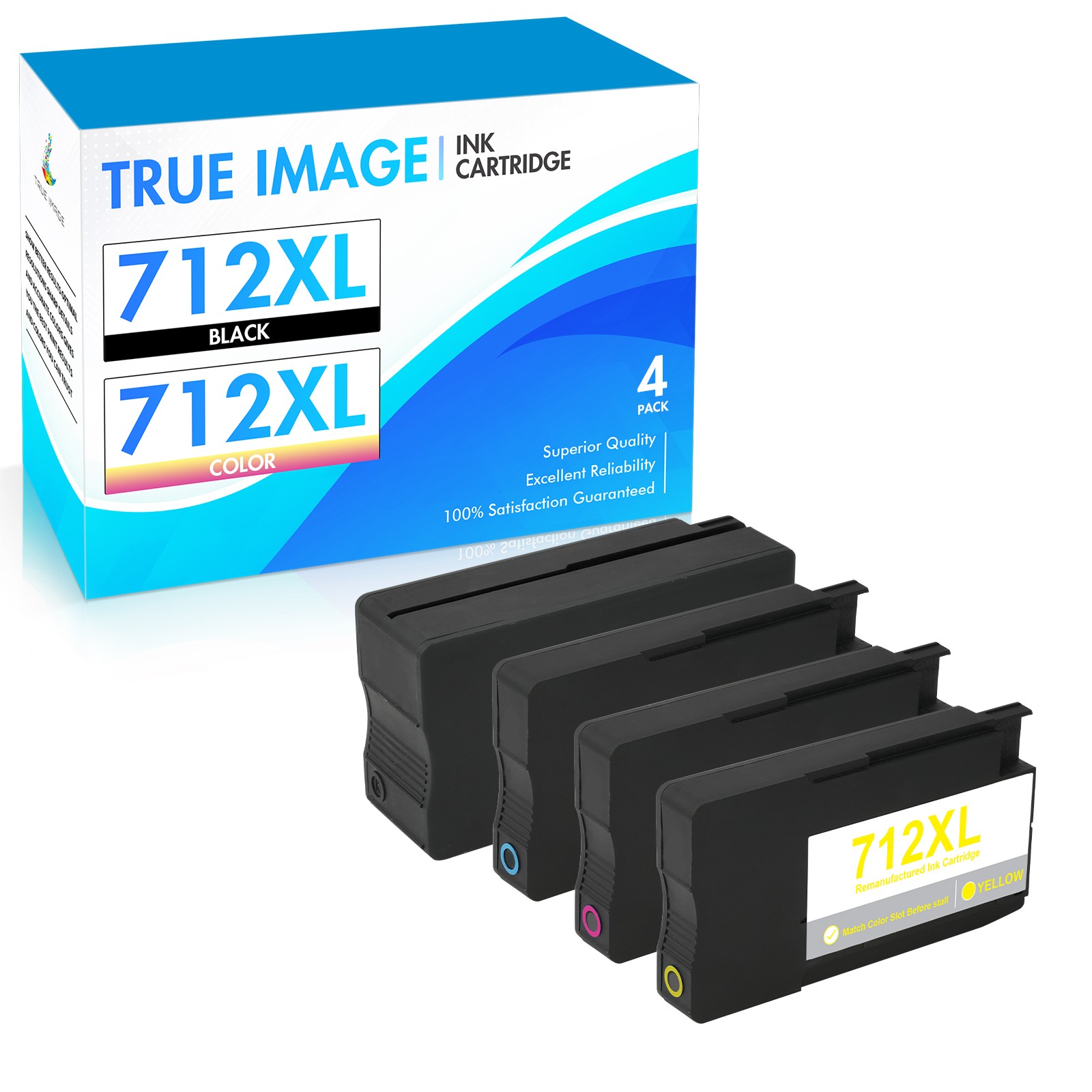 Ink Cartridges Replacement for HP 712 712XL Ink Cartridges DesignJet T120 T230