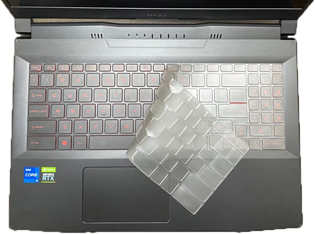 Keyboard Skin Compatible for 2025-2023 MSI Vector 16 A16 HX Ai/Pulse 16 Ai/Steal
