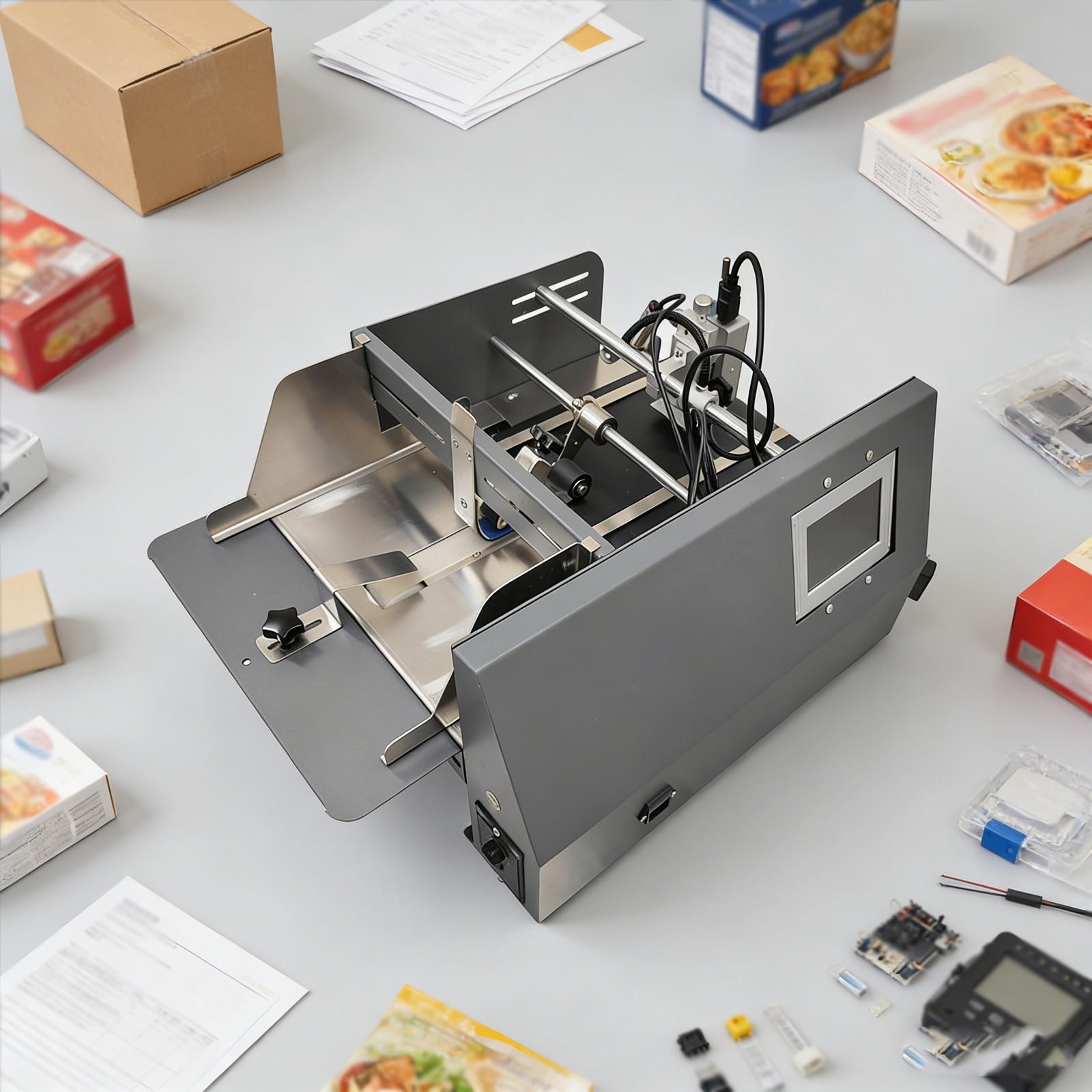 220V Friction Paging Machine Friction Feeder Compatible Inkjet Printer Coding