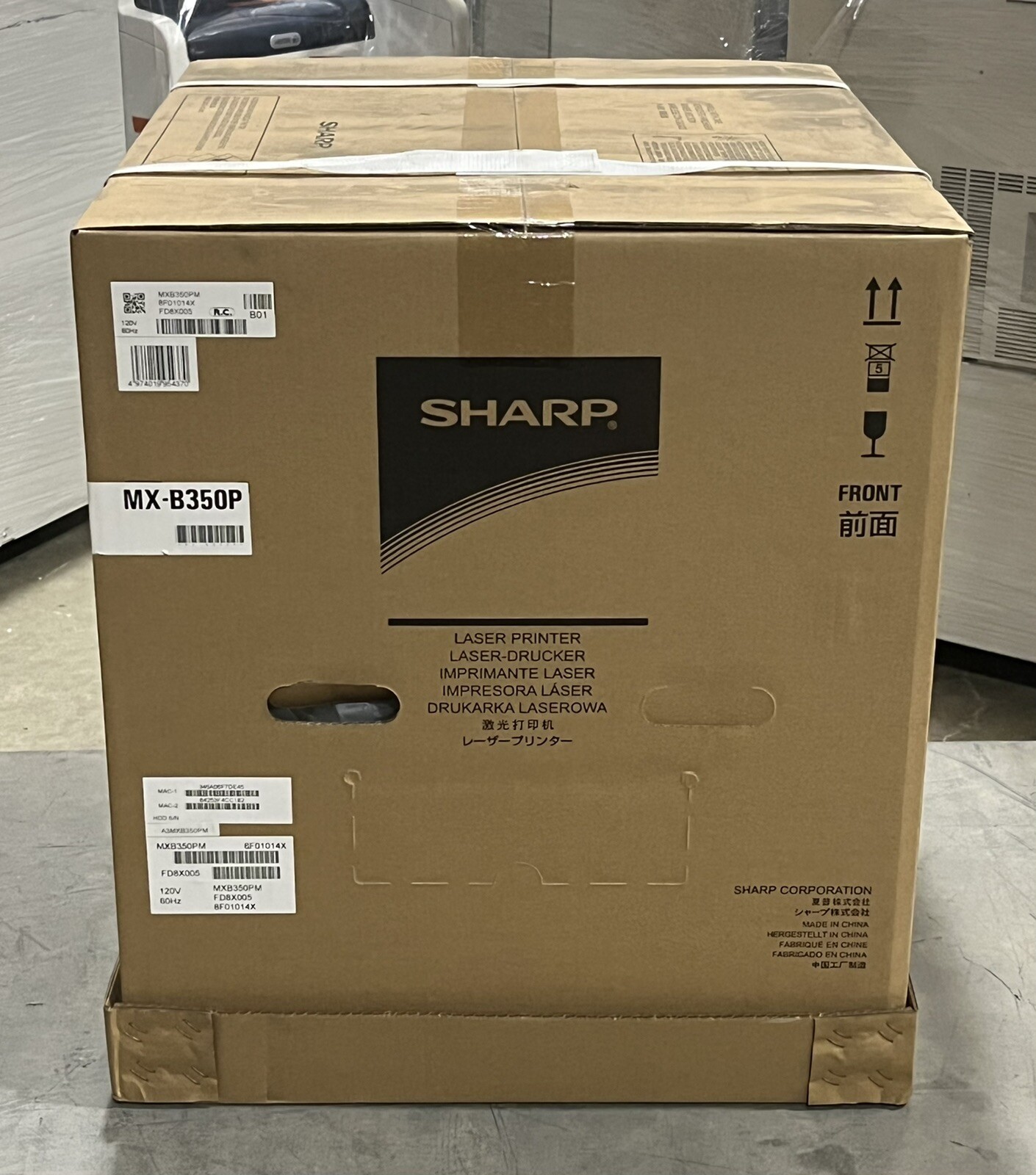 SHARP MXB350P Networked Digital MFP 35PPM Black & White Printer NEW