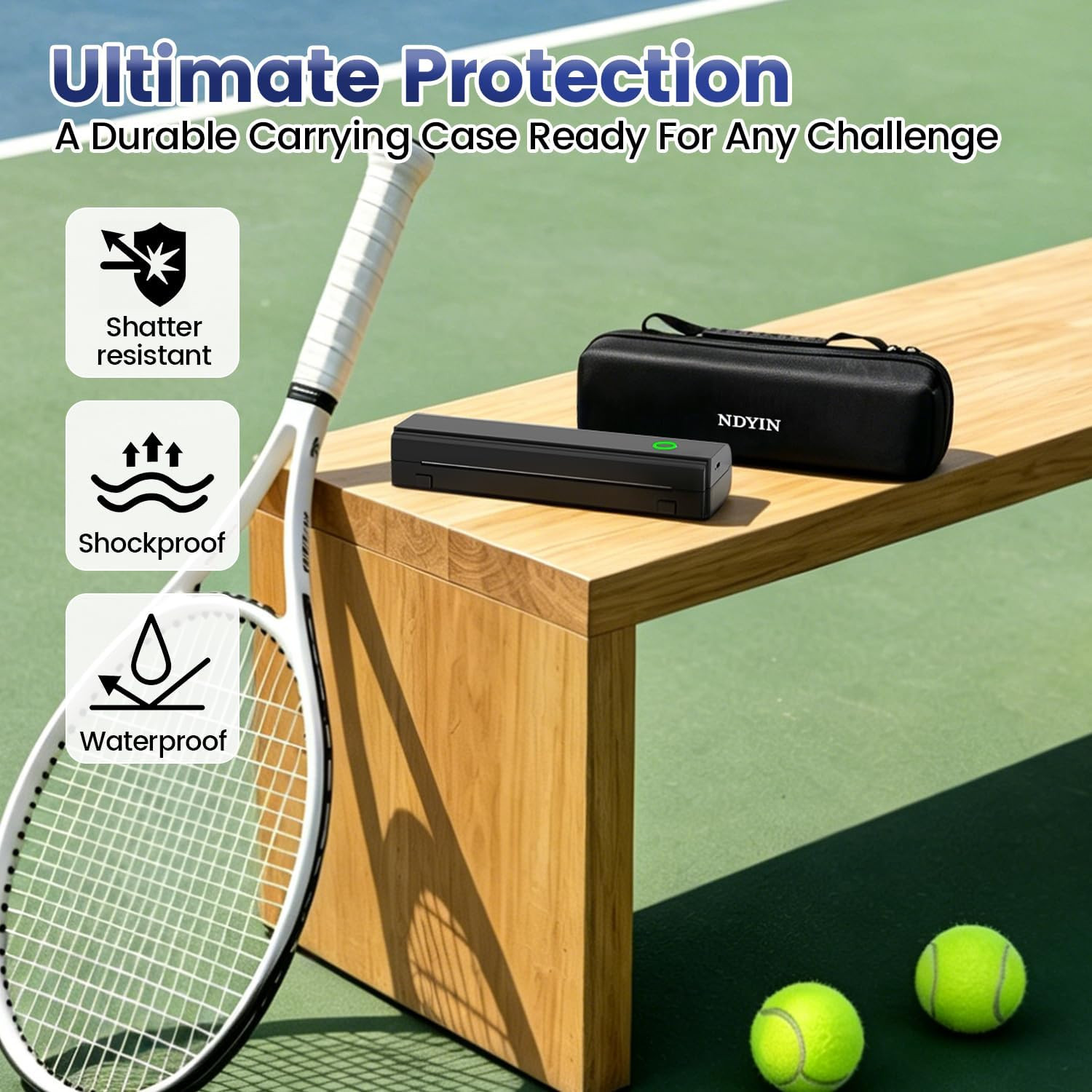 Printer Case Compatible N80 Portable Bluetooth Inkless Cover Pouch Travel Mesh