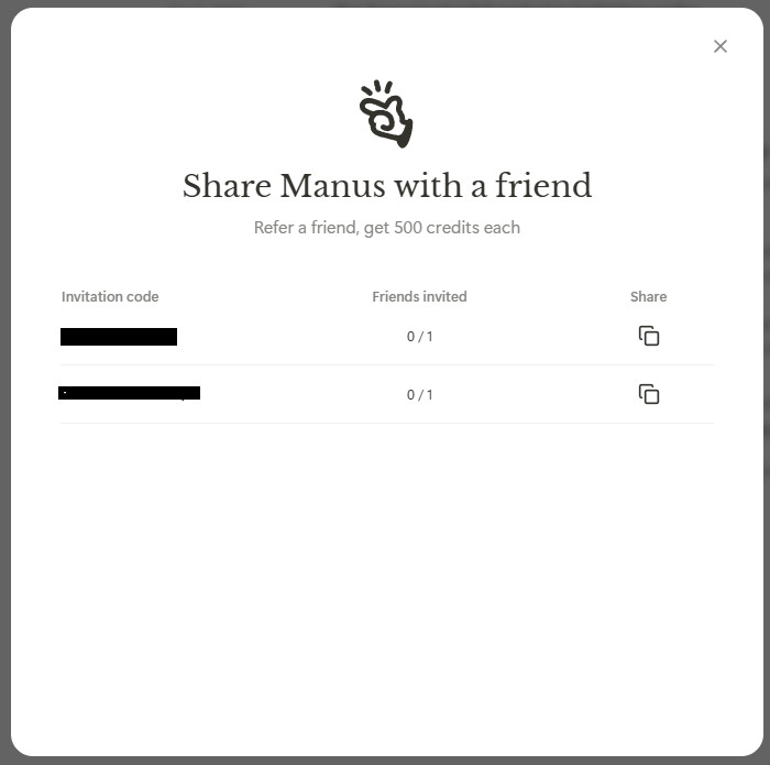 Manus AI - Invitation Code