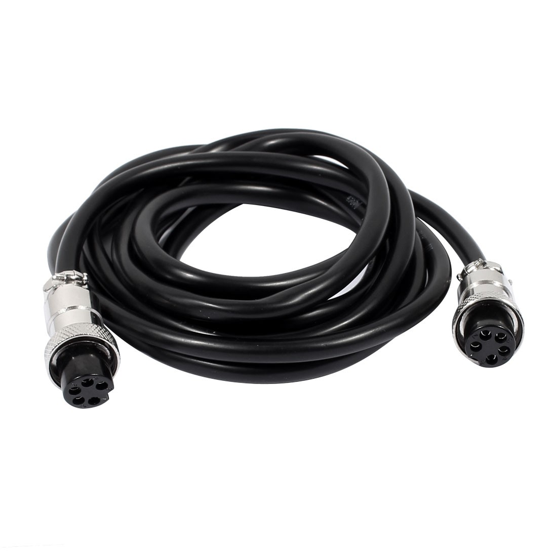GX16 5 Pin Double Female Head Aviation Socket Connector Electrical Cable 2m
