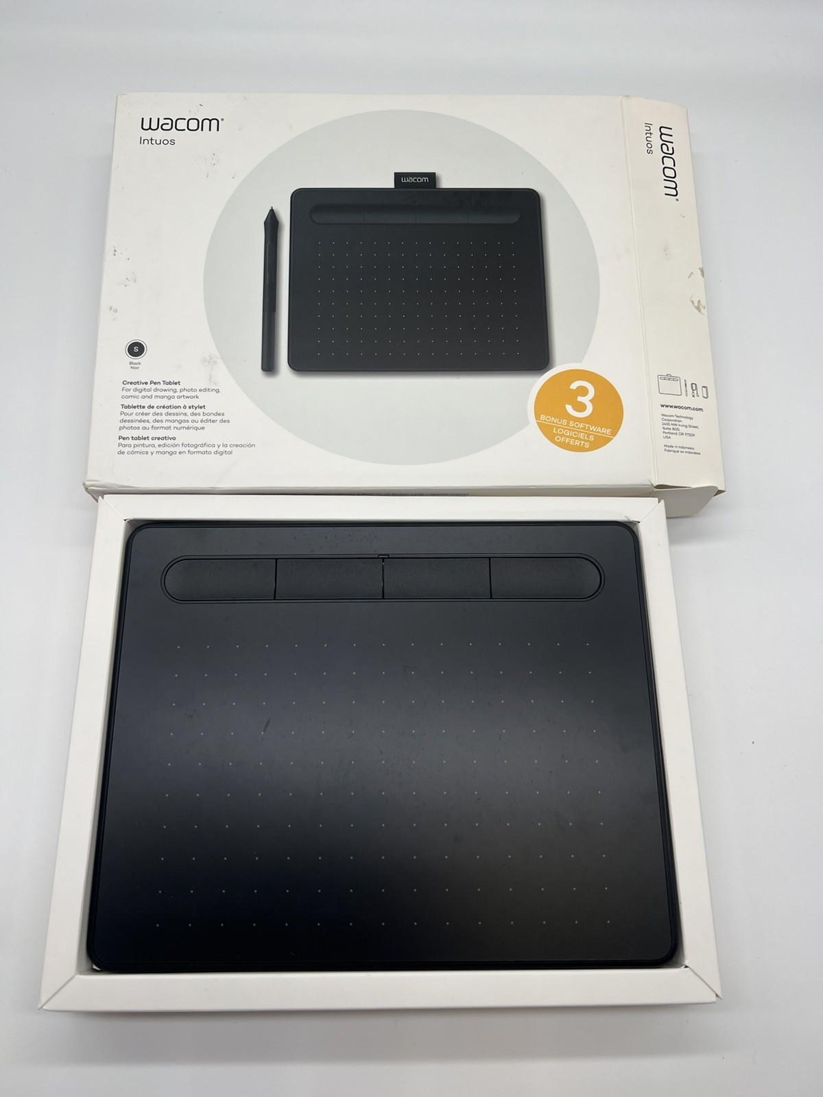 Wacom Intuos Creative Pen Tablet Small (CTL-4100) Black - Complete in Box