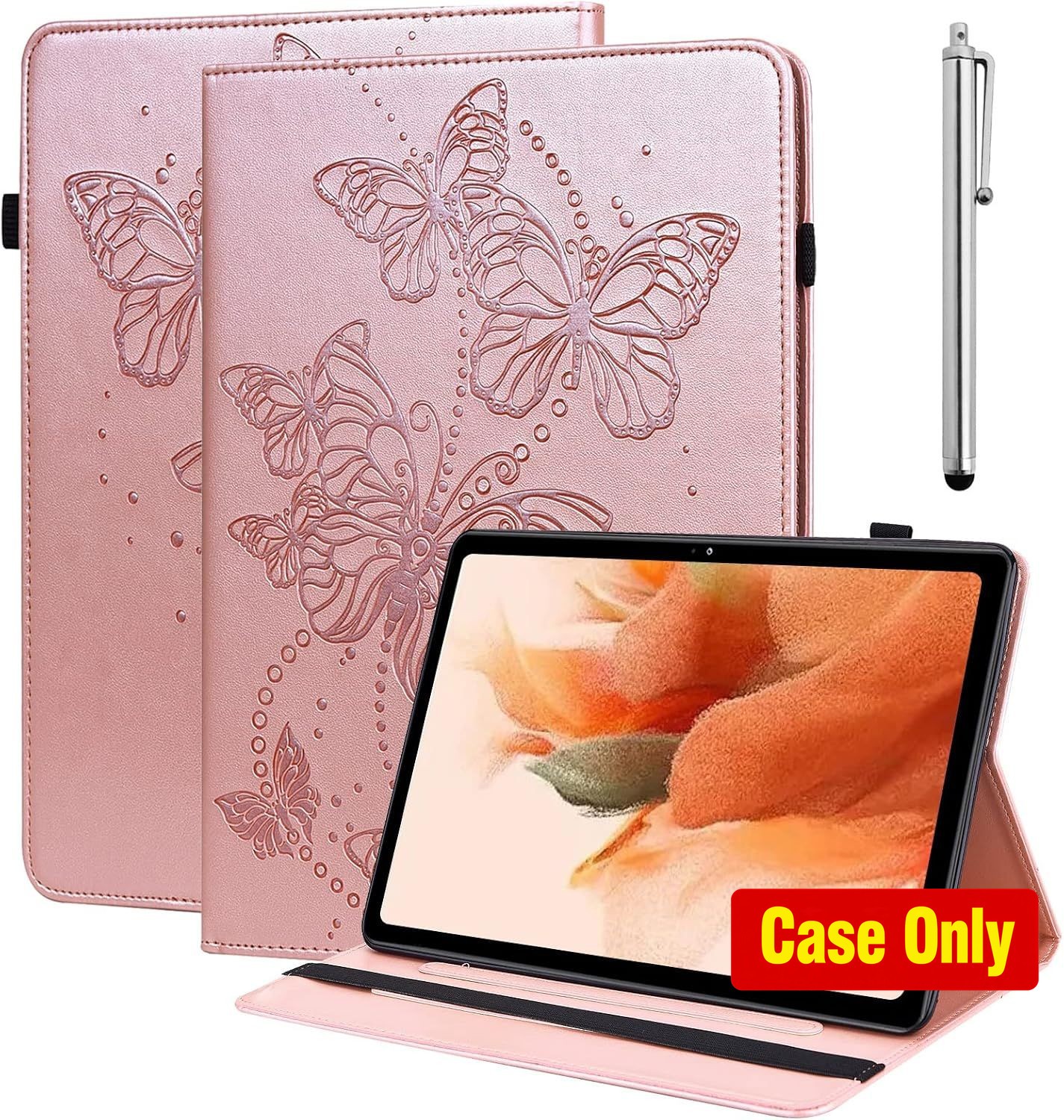Case for Samsung Galaxy Tab A11 11 Inch 2025, PU Leather Multi-Angle Smart Stand