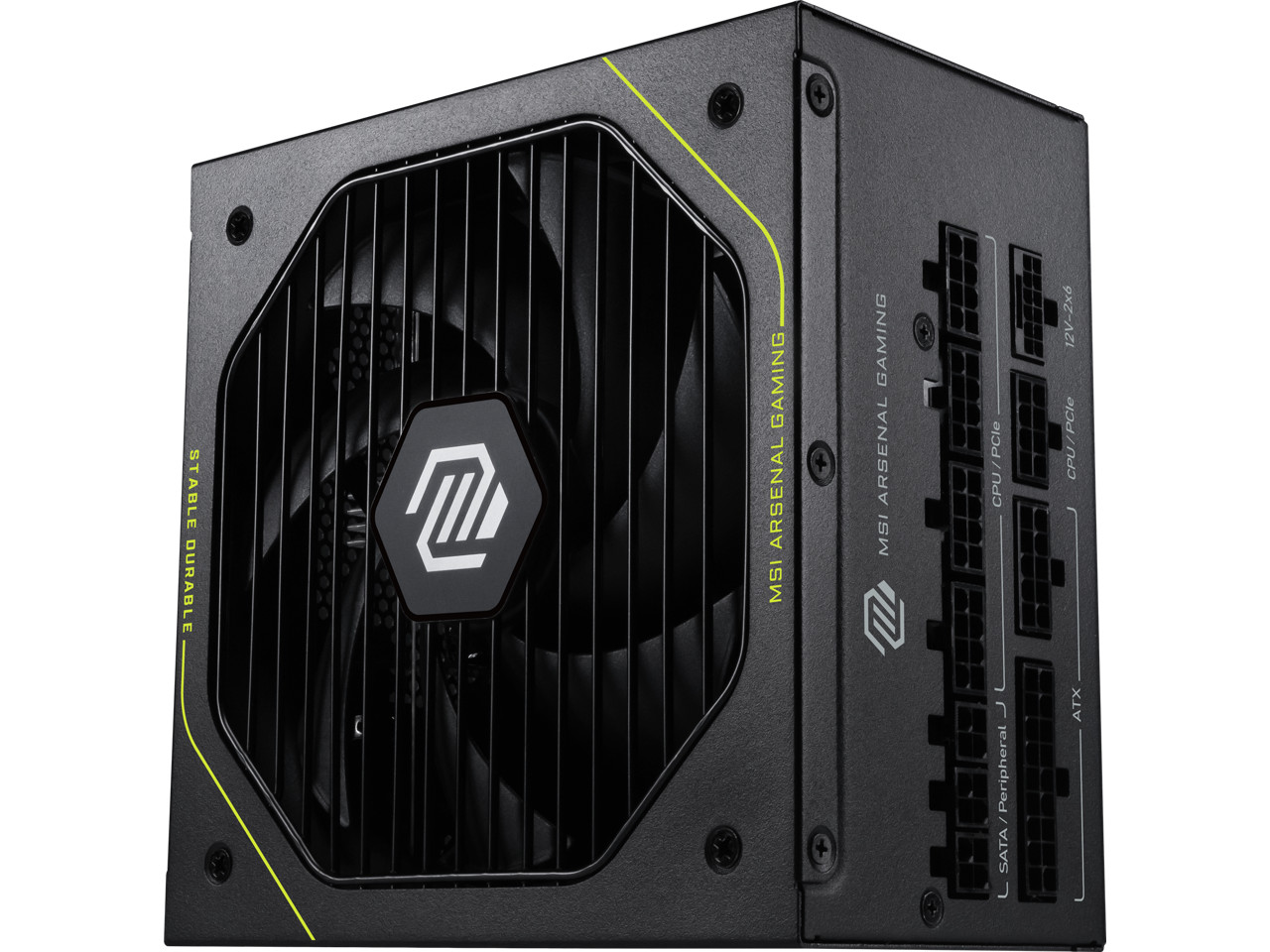 MAG A1000PLS PCIE5, Fully Modular Gaming 1000W Power Supply, 80+ Platinum, MSI