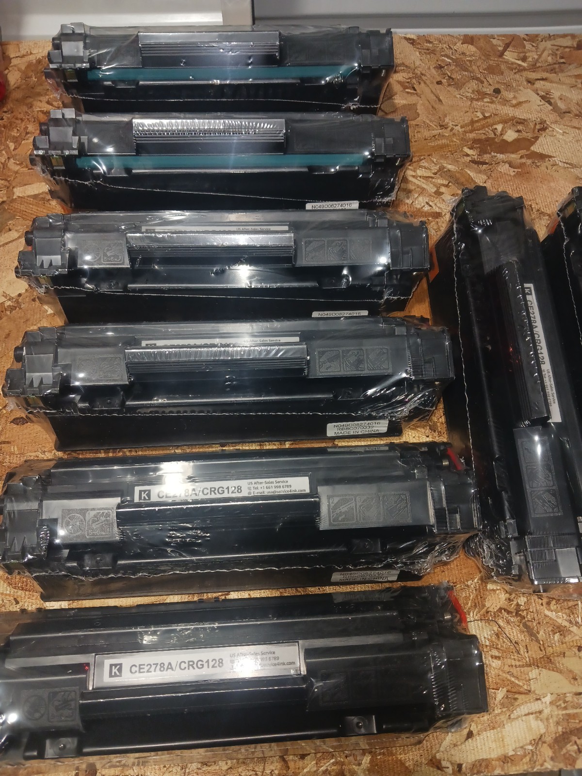 8x Compatible CE278A CRG128 CRG126 Toner Cartridge High Yield. Lot Of 8. New