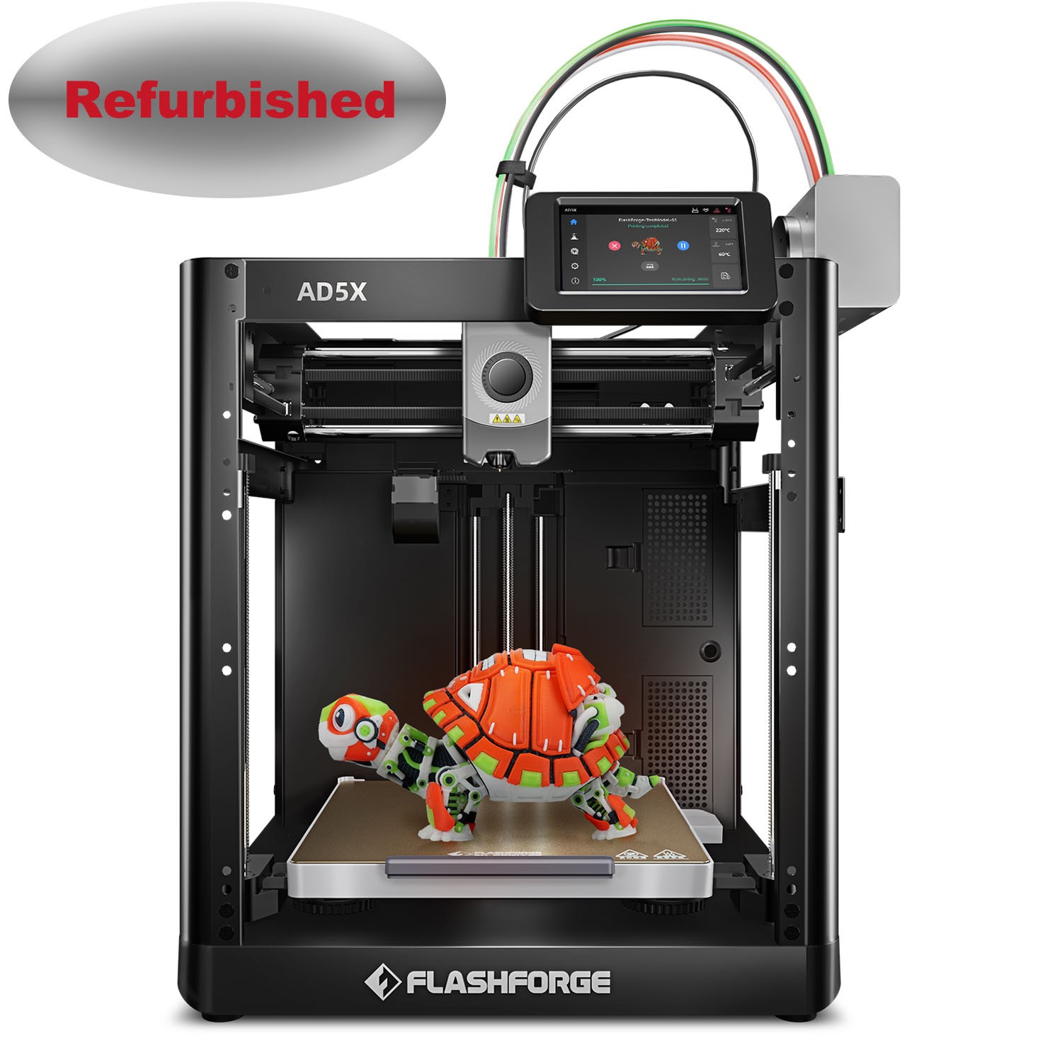 【Repaired】FLASHFORGE AD5X Multicolor 3D Printers w/ Max 600mm/s Auto Leveling
