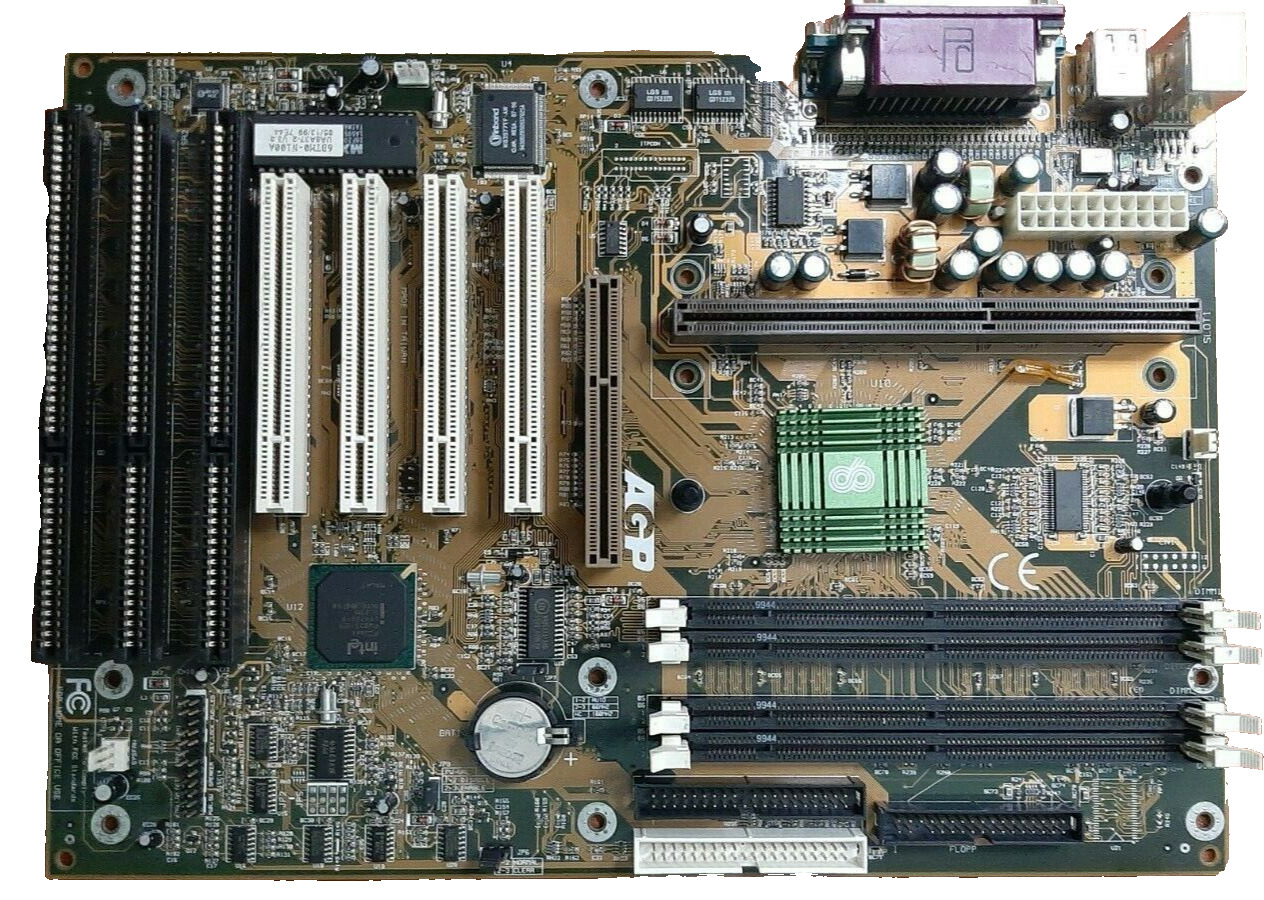 Slot1 motherboard Chaintech 6BTM-0 N-100A