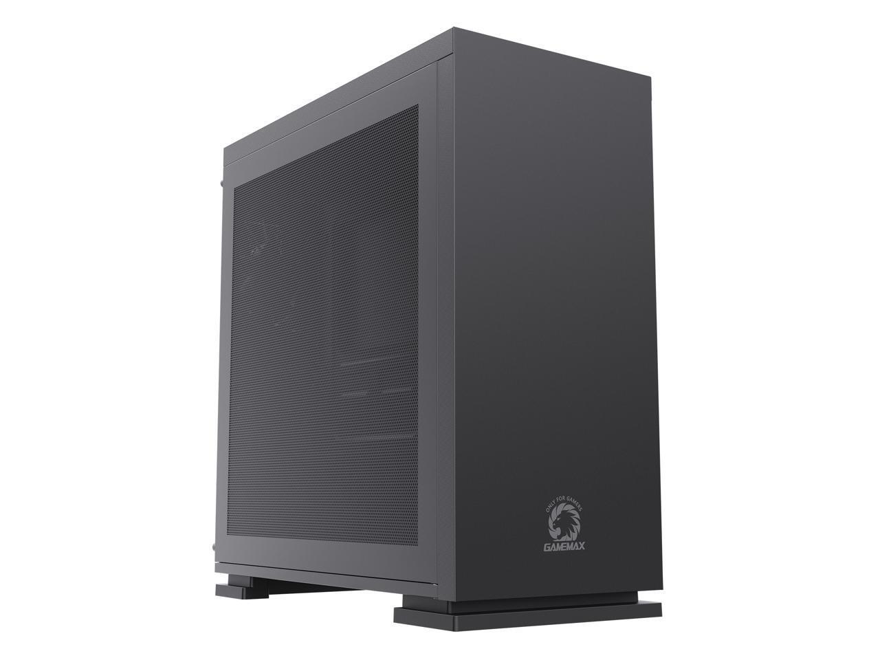 Gamemax M60 Black Steel Micro ATX Tower USB3.0 Computer Case w/ Dual Mesh Side P