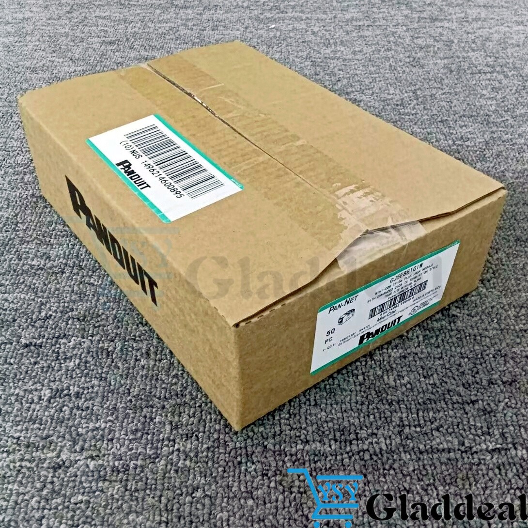 New Fit Panduit CAT5e Network Jack Module Gigabit White CJ5E88TGIW BOX OF 50
