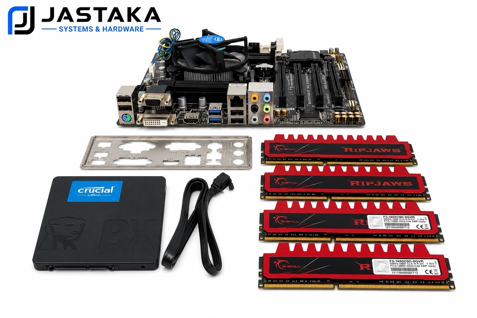 Gigabyte GA-B85M-D3H MicroATX LGA1150 Core i7 3.60GHz DDR3 16GB .SSD 240GB.Combo