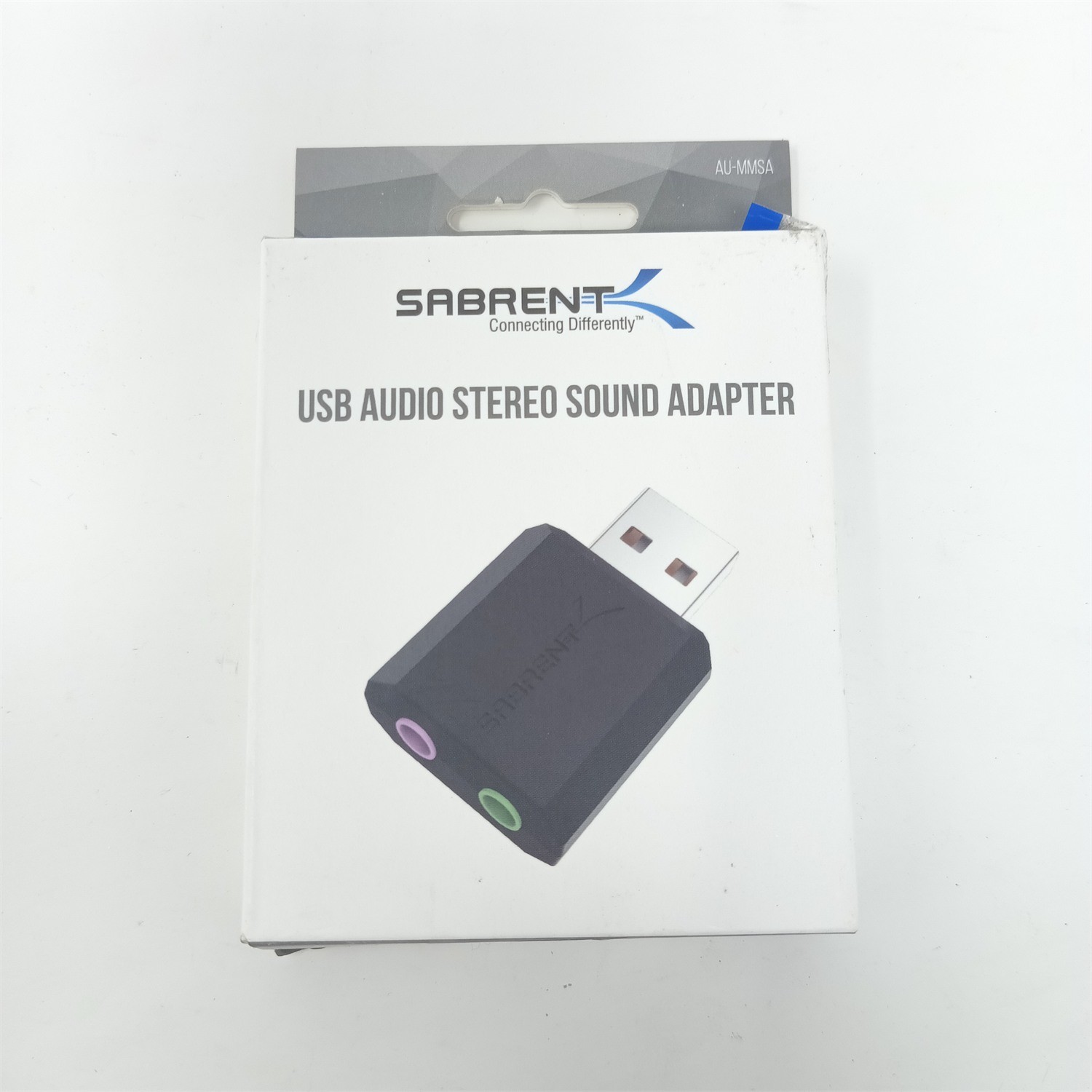 Sabrent AU-MMSA USB Audio Stereo Sound Adapter External Sound Card Plug & Play