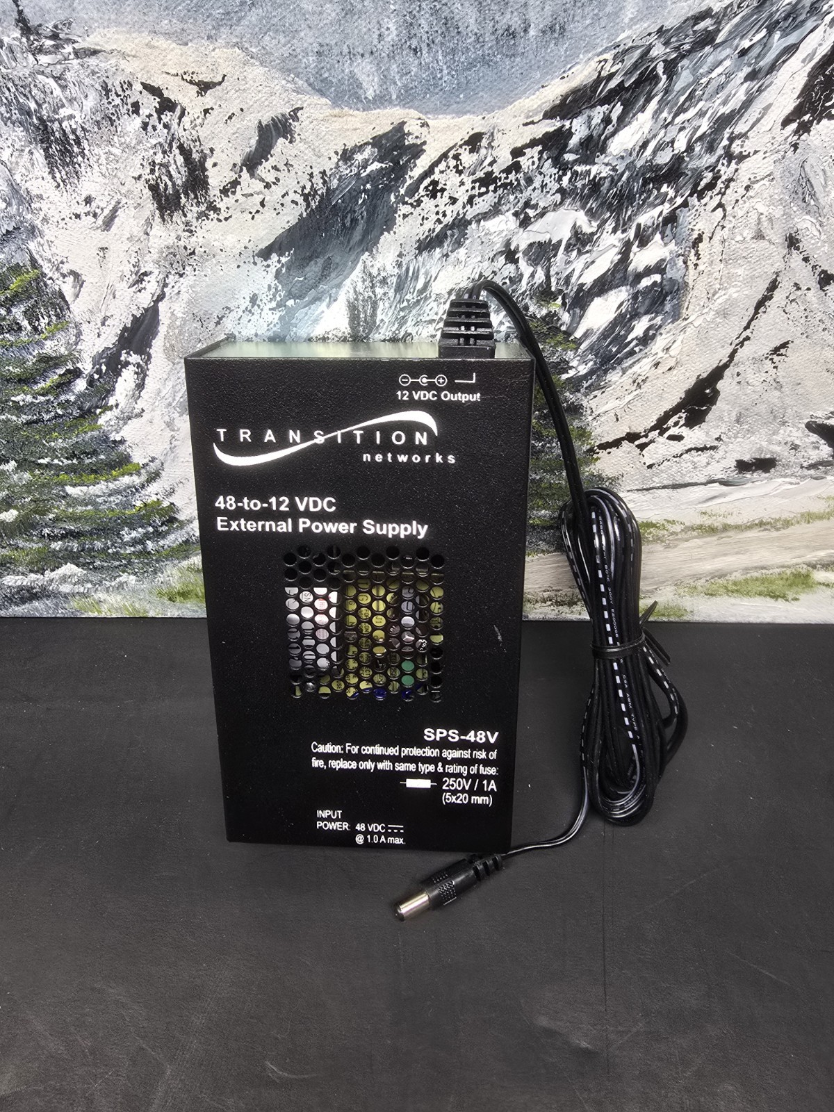 Transition Networks 48-to-12 VDC External Power Supply SPS-48V